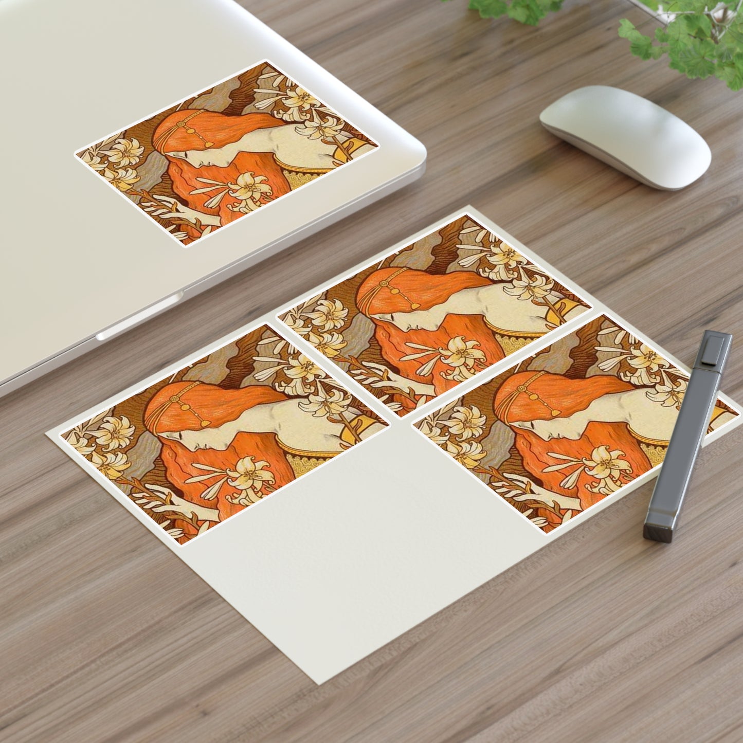 Paul Emile Berthon - Affiche pour la Revue "l'Érmitage. Laminated UV Protective Vinyl Stickers