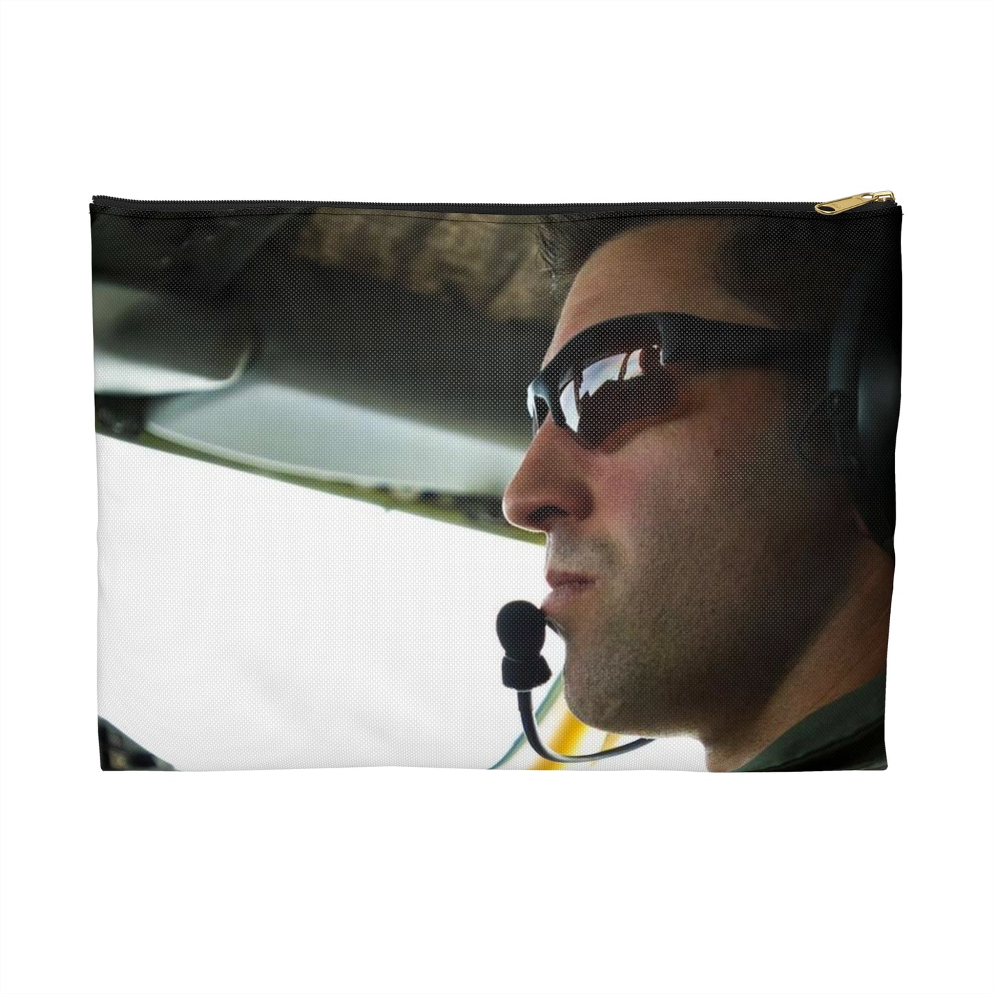 Capt. Michael Bermensolo, a pilot from the 151st Air Large Organizer Pouch with Black Zipper