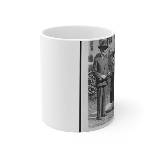 Mr. Coolidge becomes an honorary member of the Smoki [i.e., Hopi] tribe of Arizona--Miss Grace M. Sparks, Secty. of the Chamber of Commerce of Prescott, Ariz. and H.M. Watkins, Secty. of the Chamber of Phoenix Beautiful Novelty Ceramic Coffee Mug 11oz