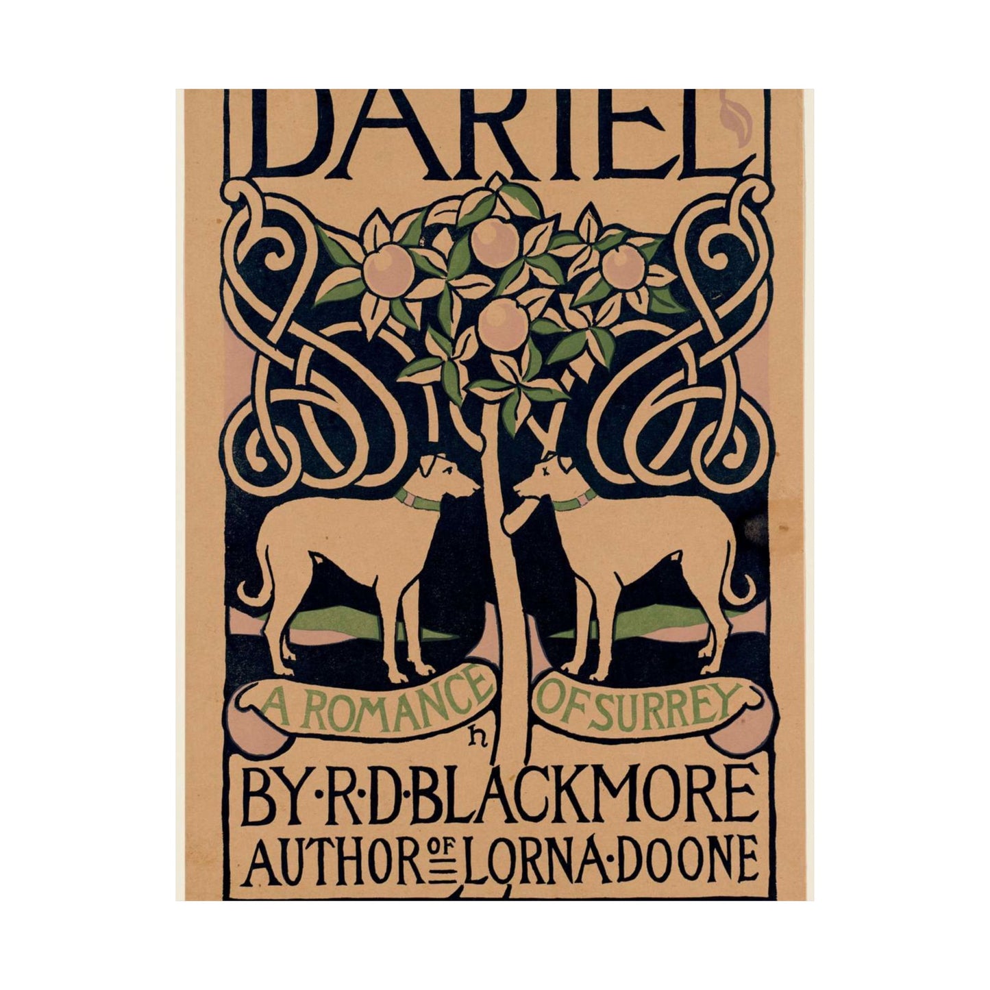 Dariel, a romance of Surrey, by R. D. Blackmore High Quality Matte Wall Art Poster for Home, Office, Classroom