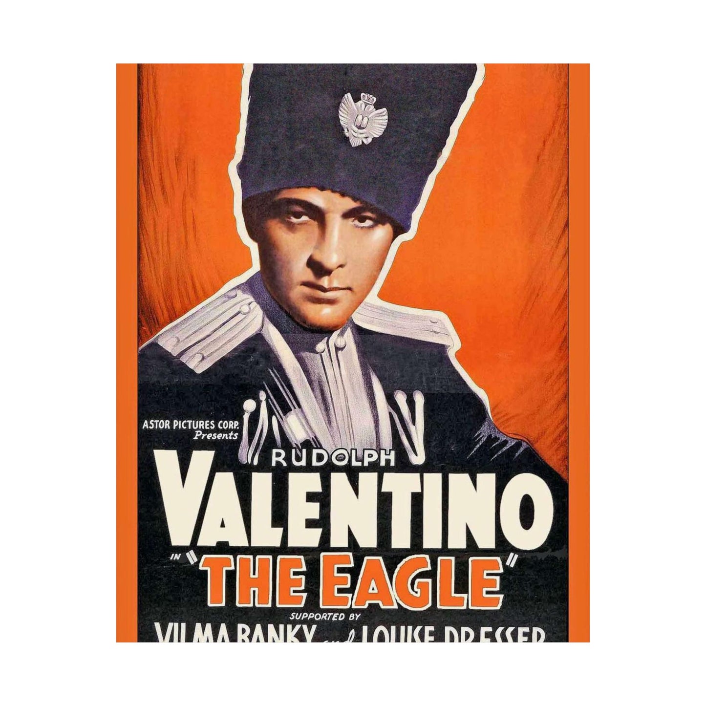 The-Eagle-1925-Rudolph-Valentino High Quality Matte Wall Art Poster for Home, Office, Classroom