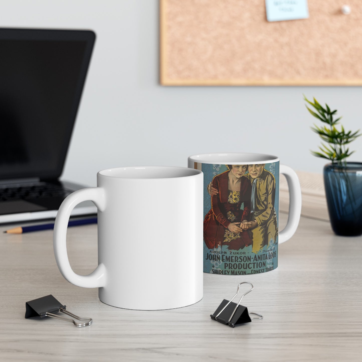 Adolph Zukor presents a John Emerson - Anita Loos production, Shirley Mason and Ernest Truex in Good-bye Bill by John Emerson and Anita Loos Beautiful Novelty Ceramic Coffee Mug 11oz