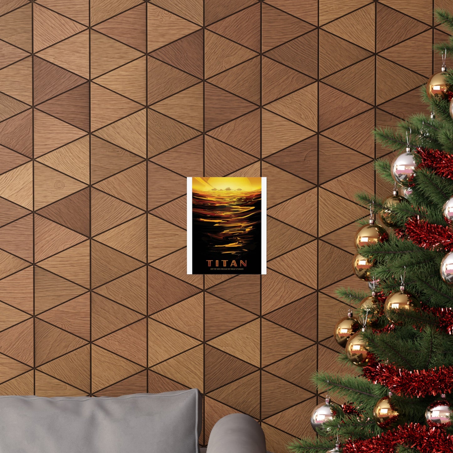 JPL Visions of the Future, Titan High Quality Matte Wall Art Poster for Home, Office, Classroom