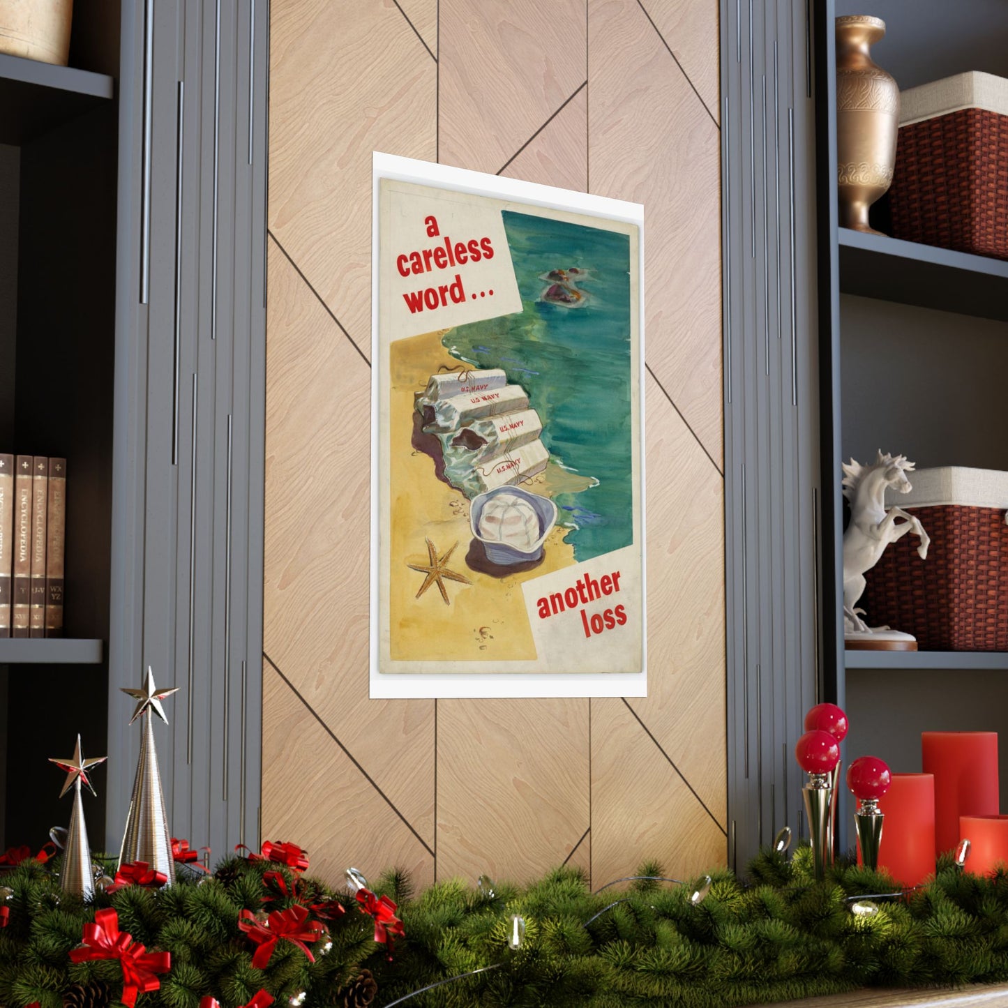 A Careless Word... Another Loss High Quality Matte Wall Art Poster for Home, Office, Classroom