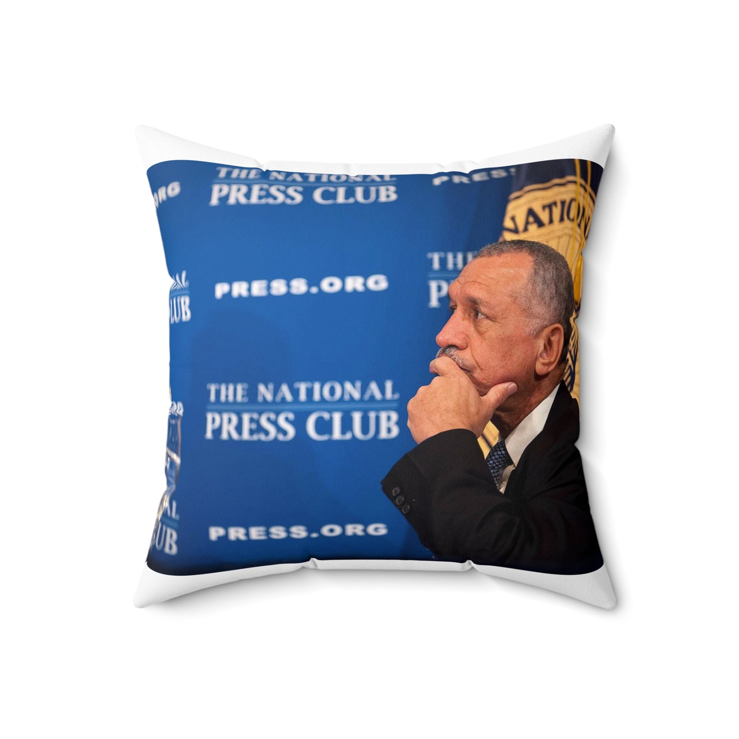 Commercial Human Spaceflight Press Conference Decorative Accent Square Pillow