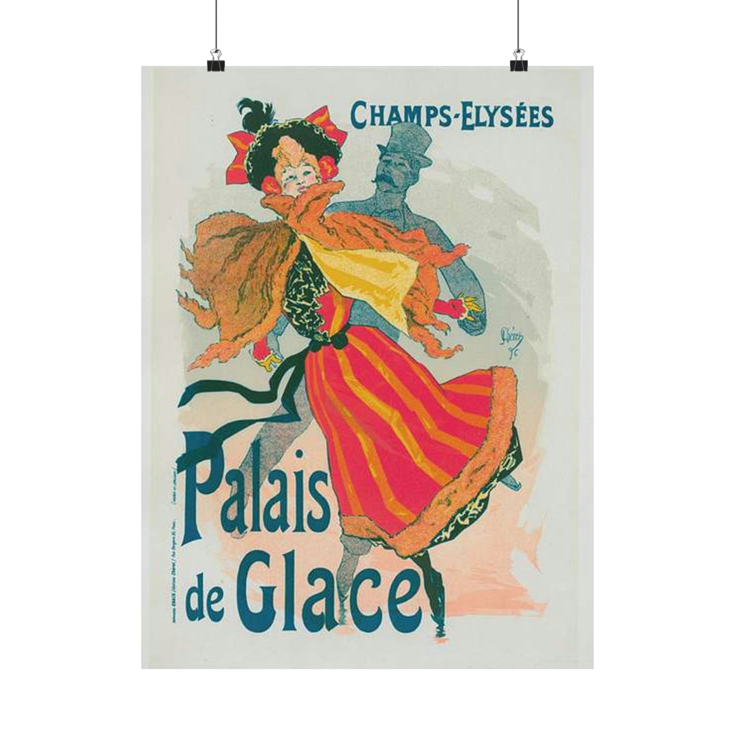 Nouvelle affiche pour le "Palais de Glace". High Quality Matte Wall Art Poster for Home, Office, Classroom