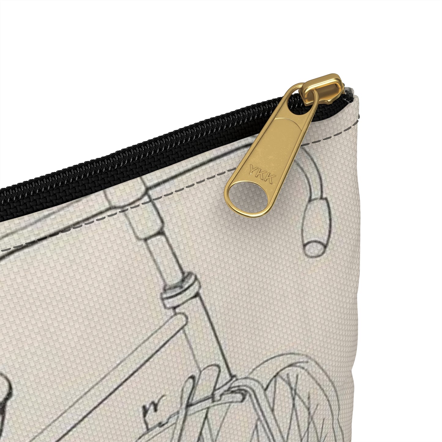 Patent drawing - for J. J. Hentz' Bicycle Public domain  image Large Organizer Pouch with Black Zipper