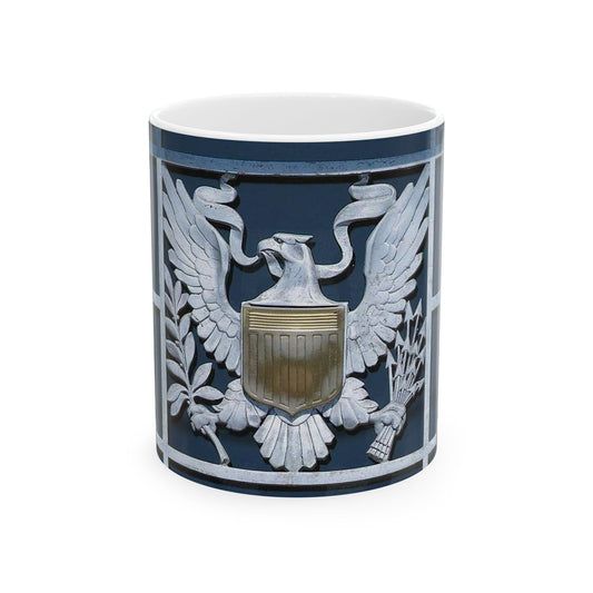 Door detail, Robert J. Nealon Federal Building and U.S. Courthouse, Scranton, Pennsylvania Beautiful Novelty Ceramic Coffee Mug 11oz