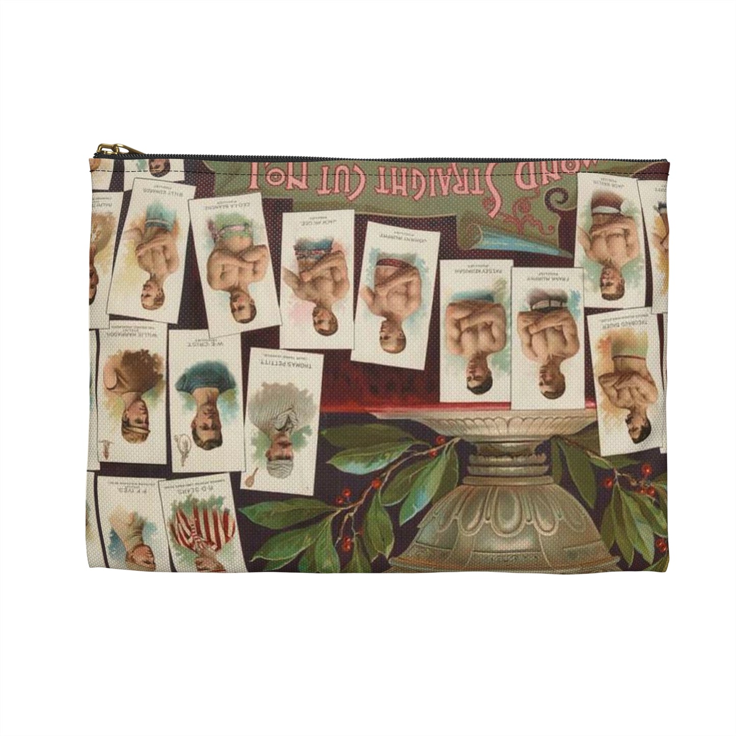 Allen & Ginter. Richmond, Virginia Richmond straight cut no. 1 cigarettes Virginia brights. The worlds champions second series Large Organizer Pouch with Black Zipper