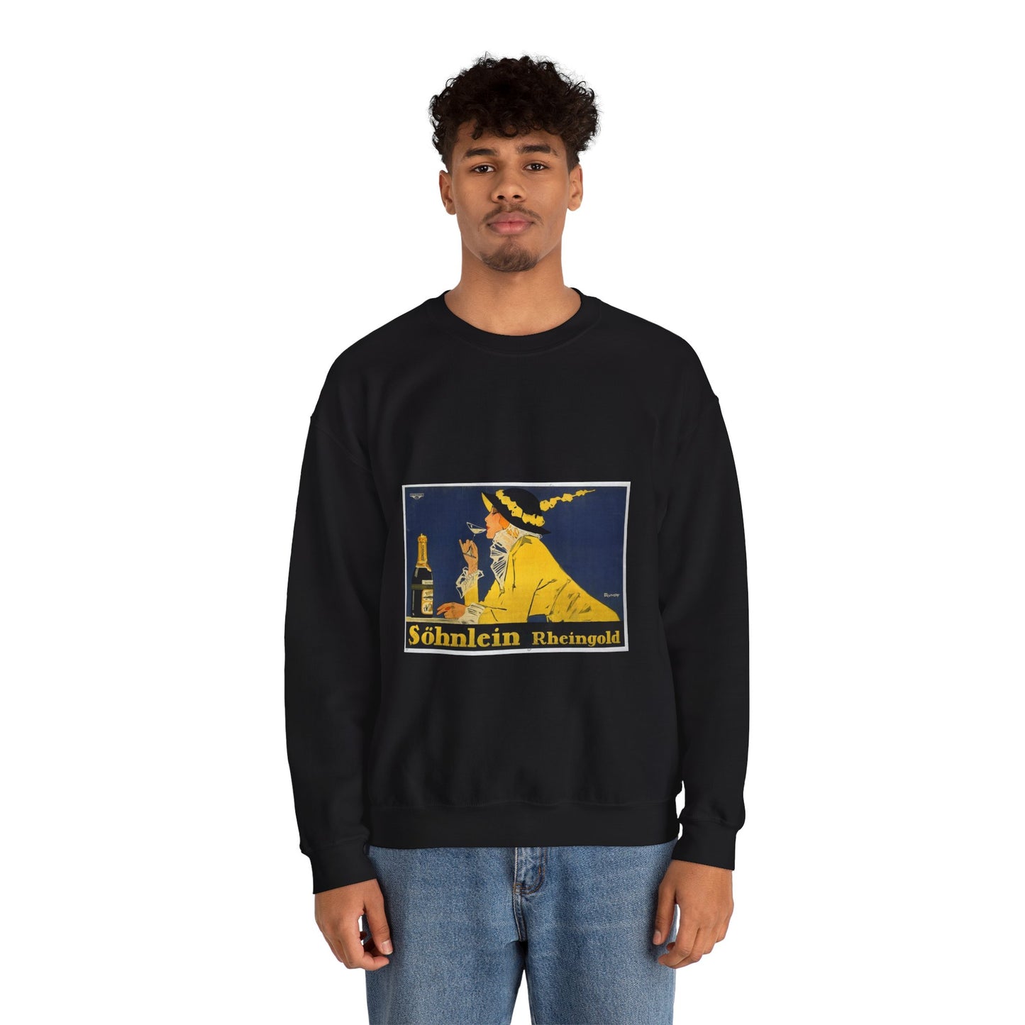 Fritz Rumpf (1888-1949) - Söhnlein Rheingold, c. 1910 Black Heavy Blend Adult Crew Neck SweatShirt