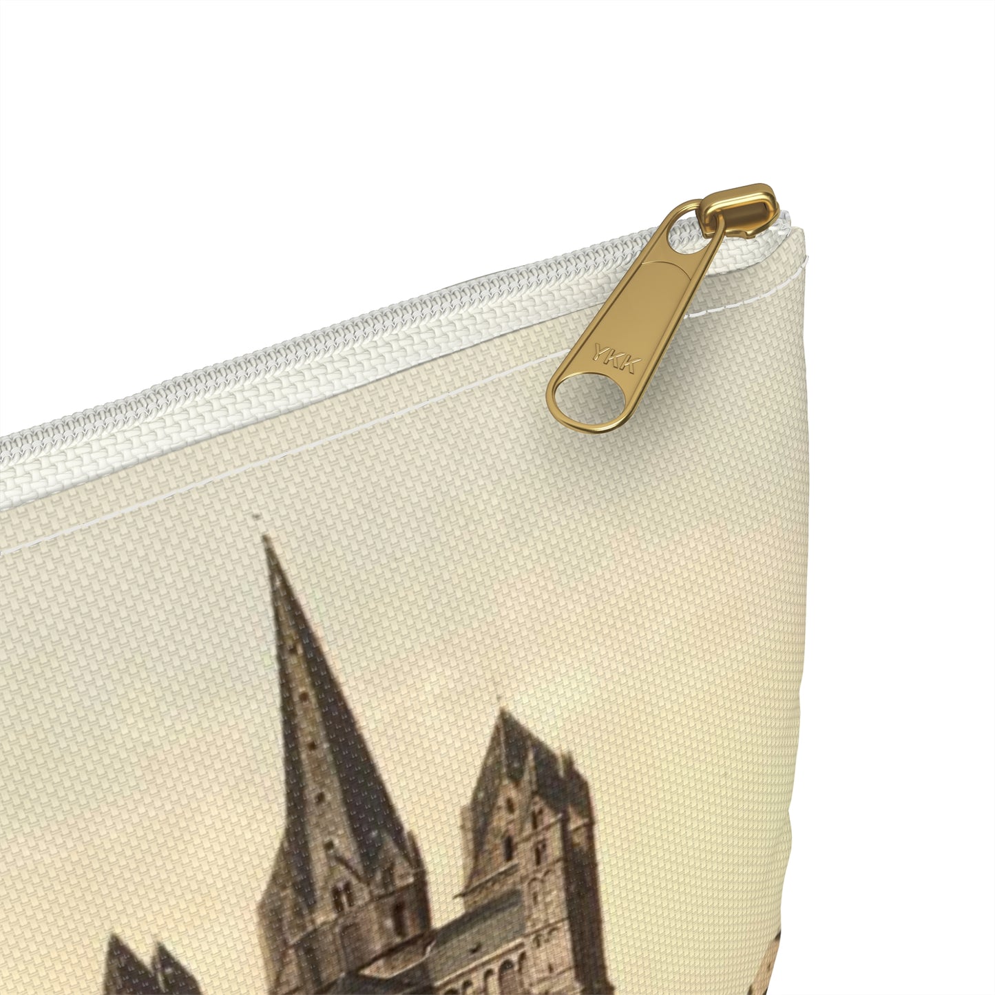 [Castle and cathedral, Limburg (i.e., Limburg an der Lahn), Hesse-Nassau, Germany] Large Organizer Pouch with Black Zipper