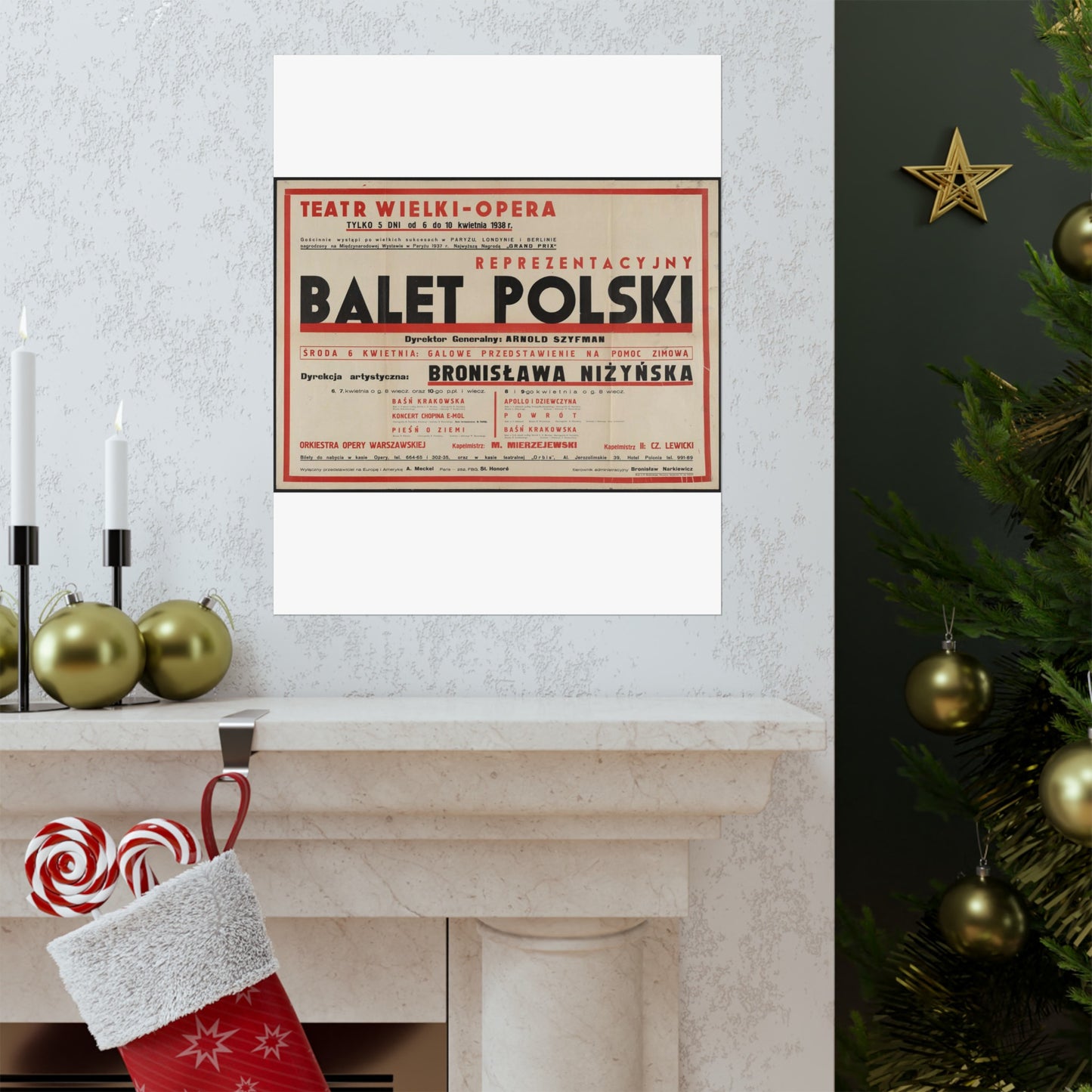 Balet Polski [2] High Quality Matte Wall Art Poster for Home, Office, Classroom