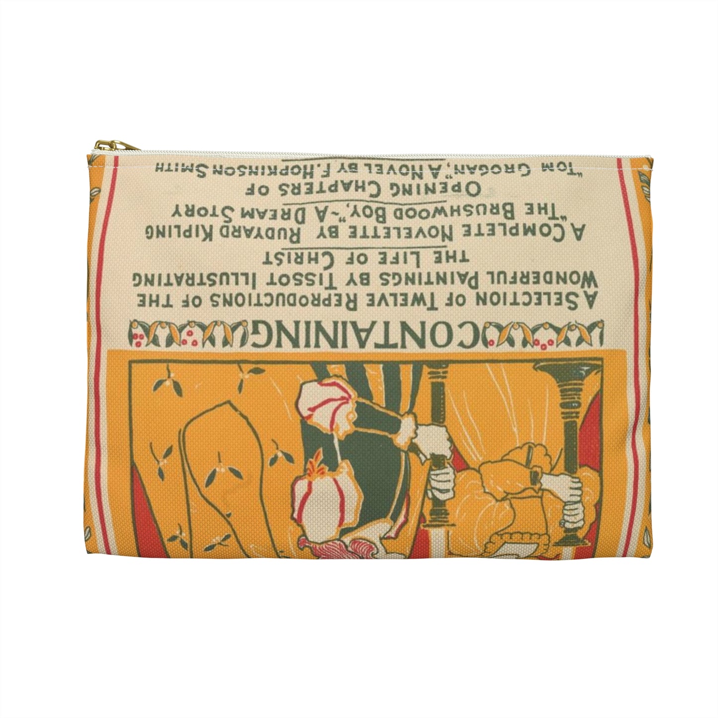 Louis Rhead - Louis Rhead - The Century: XMAS Large Organizer Pouch with Black Zipper