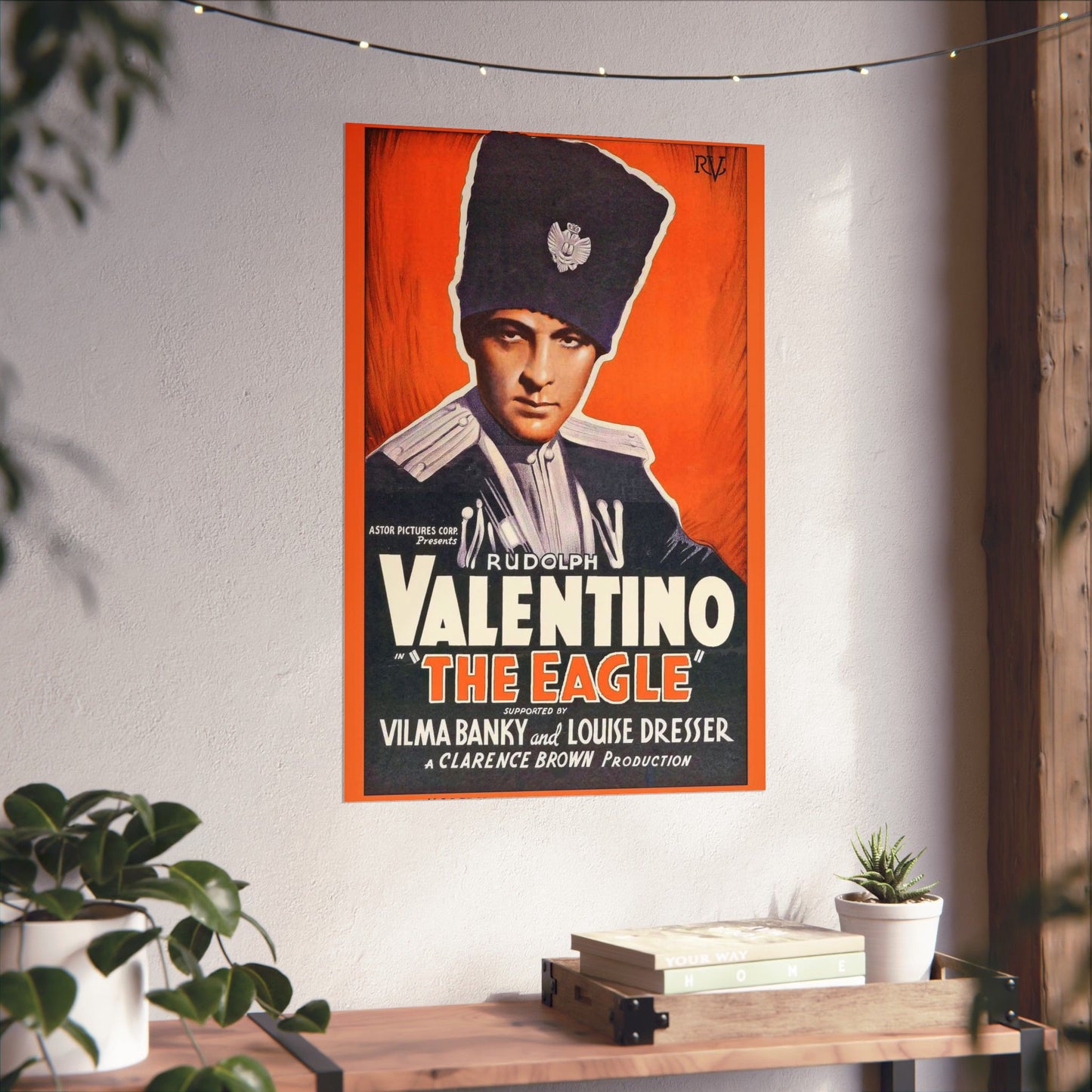 The-Eagle-1925-Rudolph-Valentino High Quality Matte Wall Art Poster for Home, Office, Classroom