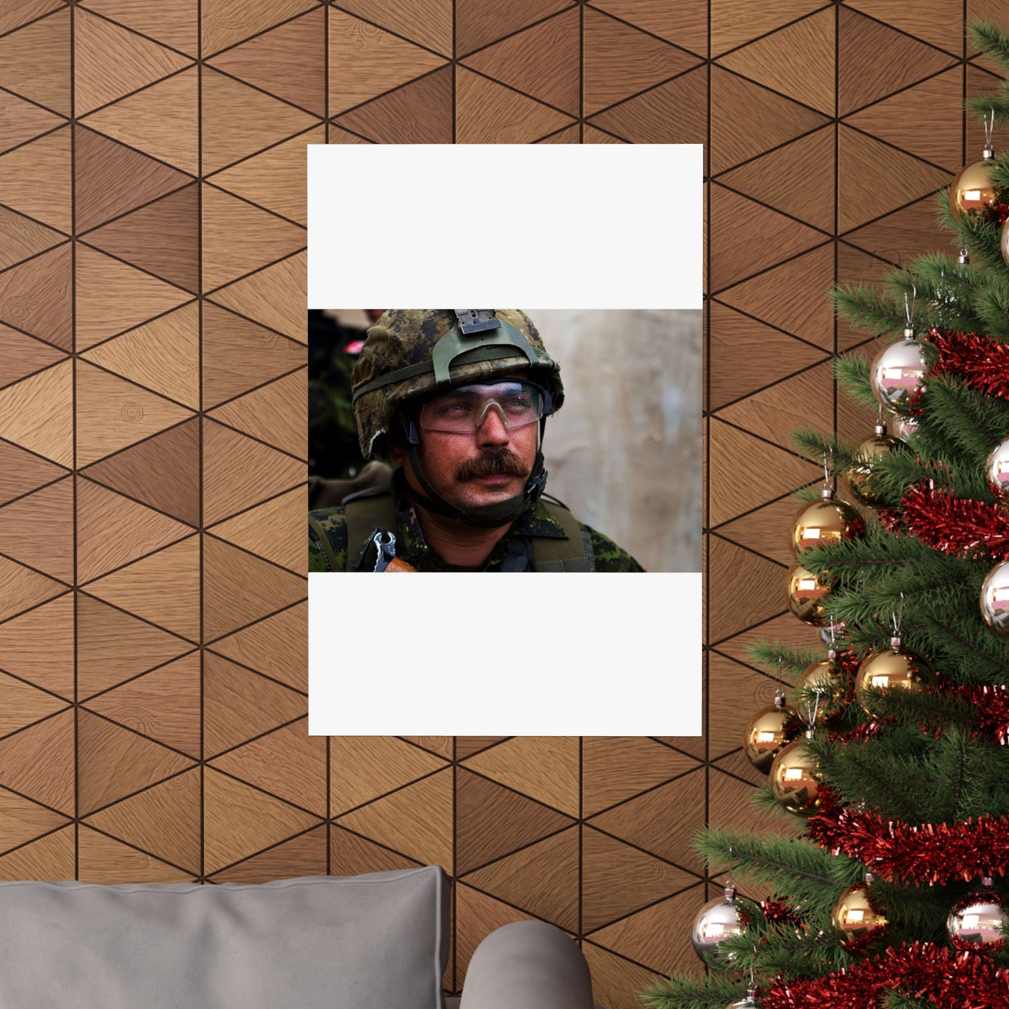 Cpl. Dean Disotell, a heavy-machine gunner with Company High Quality Matte Wall Art Poster for Home, Office, Classroom