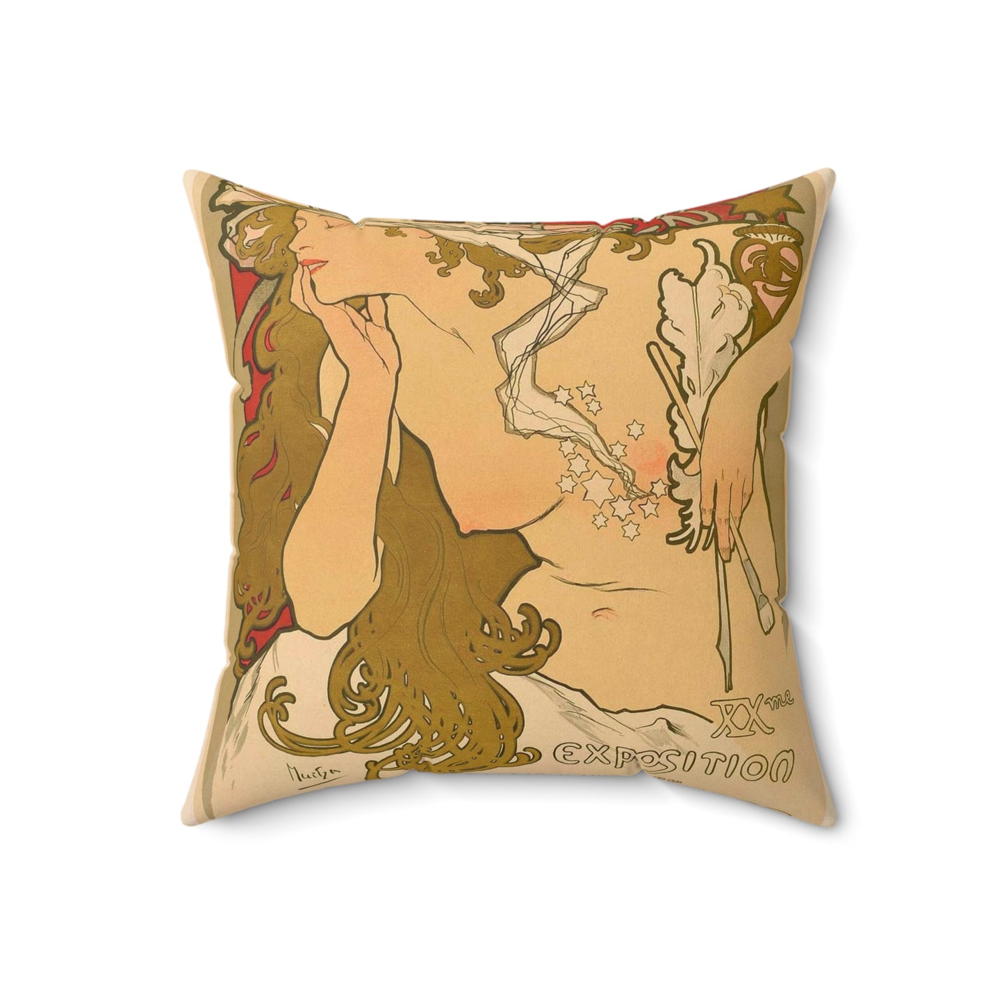 Salon des Cent (20) - mars 1896 Decorative Accent Square Pillow