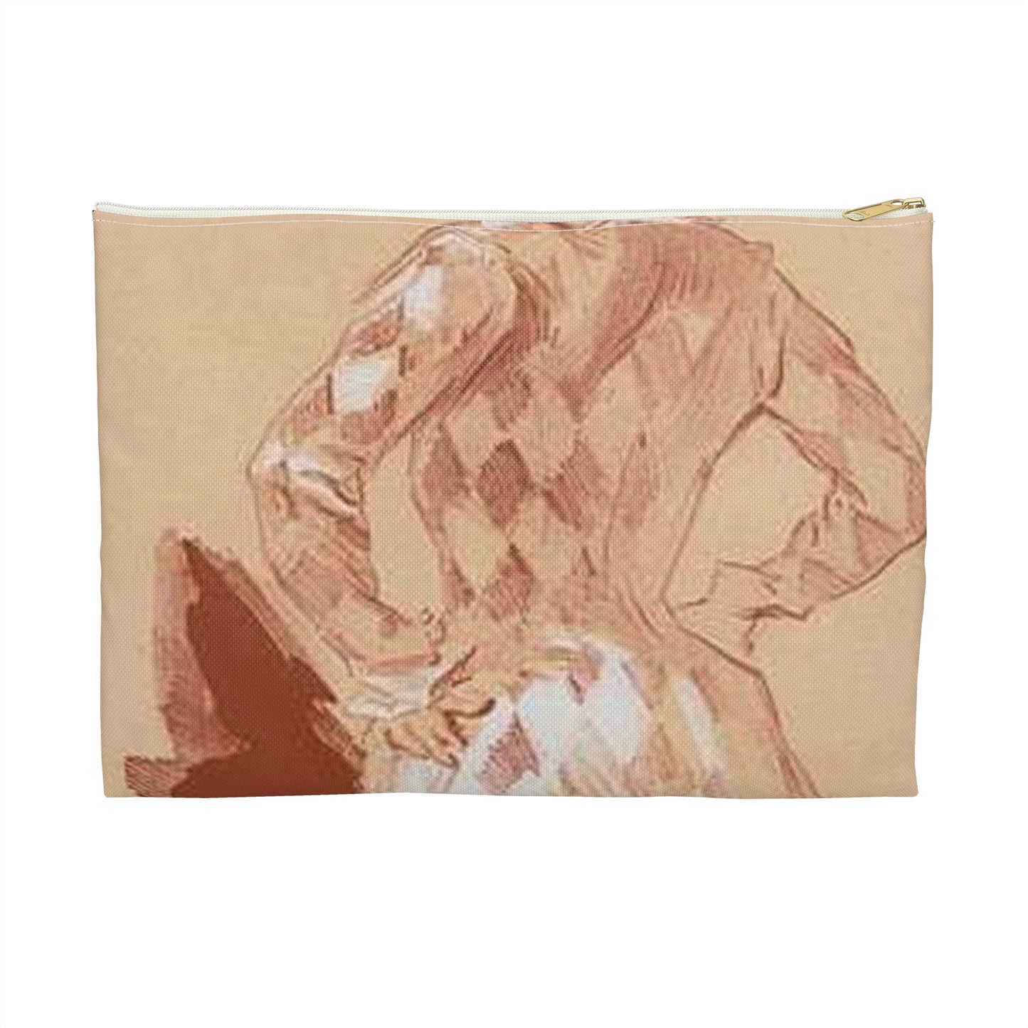 Dessin original pour la couverture des Maîtres de l'Affiche. Large Organizer Pouch with Black Zipper