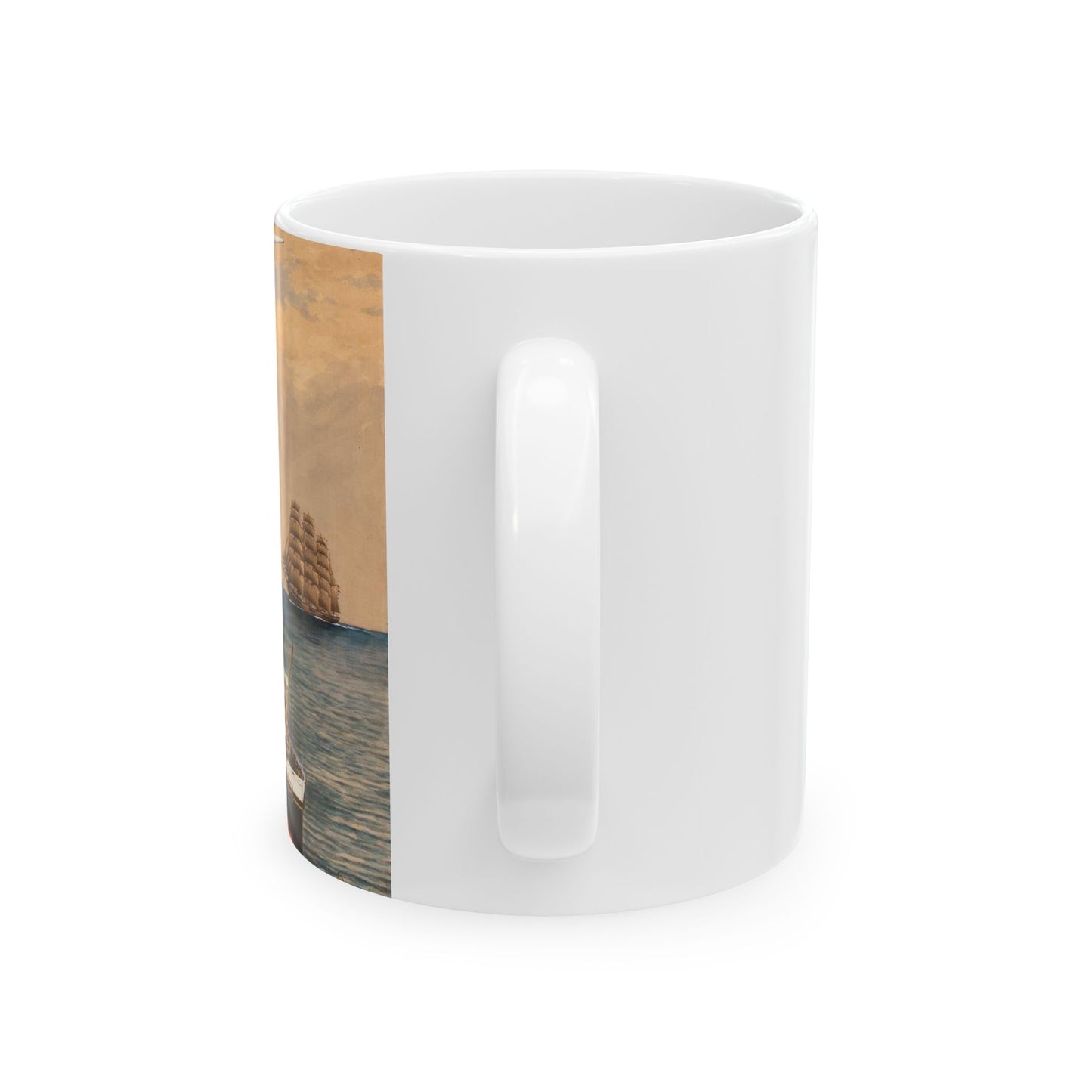 The China Clippers, by H. Shimidzu Beautiful Novelty Ceramic Coffee Mug 11oz