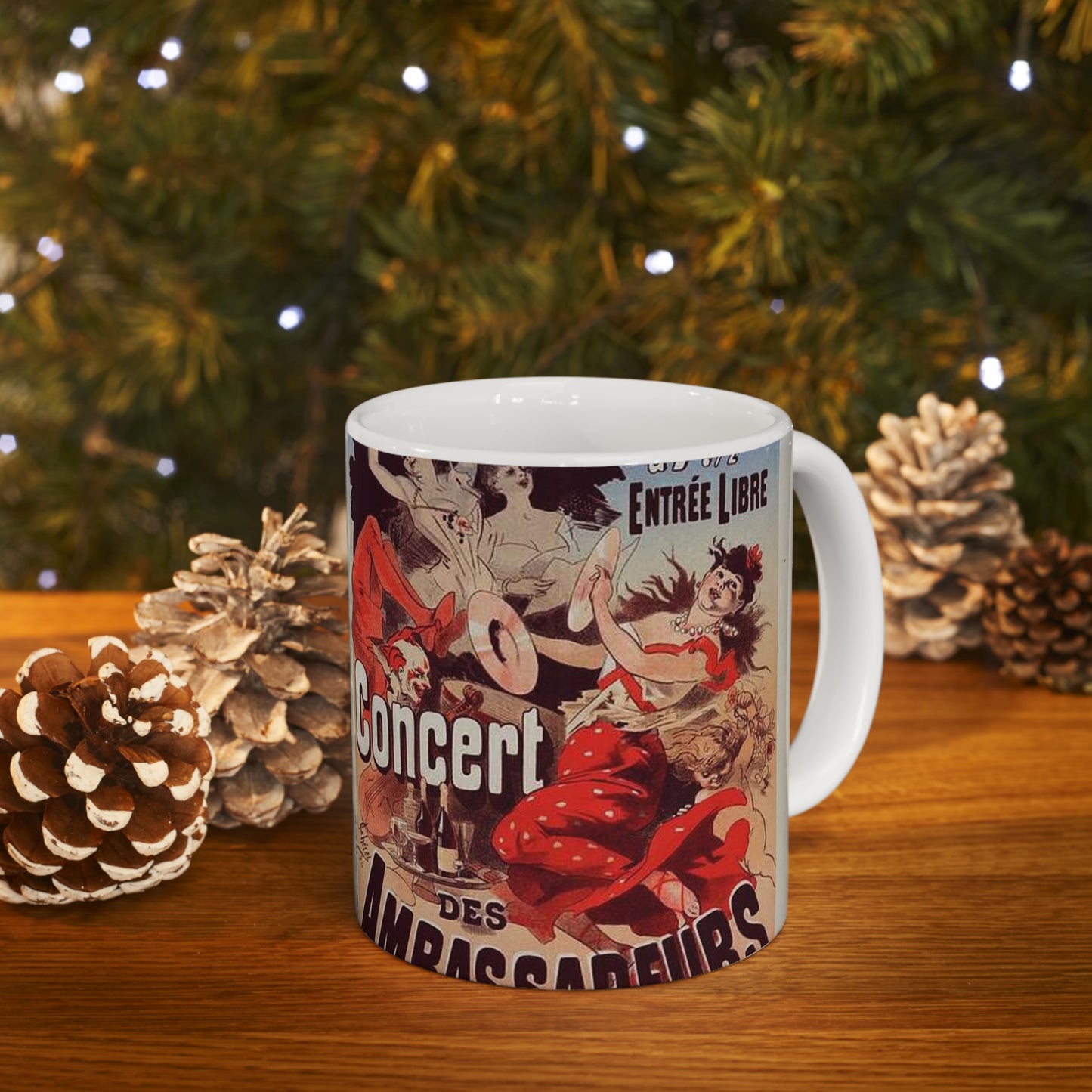 Affiche pour le "Concert des Ambassadeurs". Beautiful Novelty Ceramic Coffee Mug 11oz