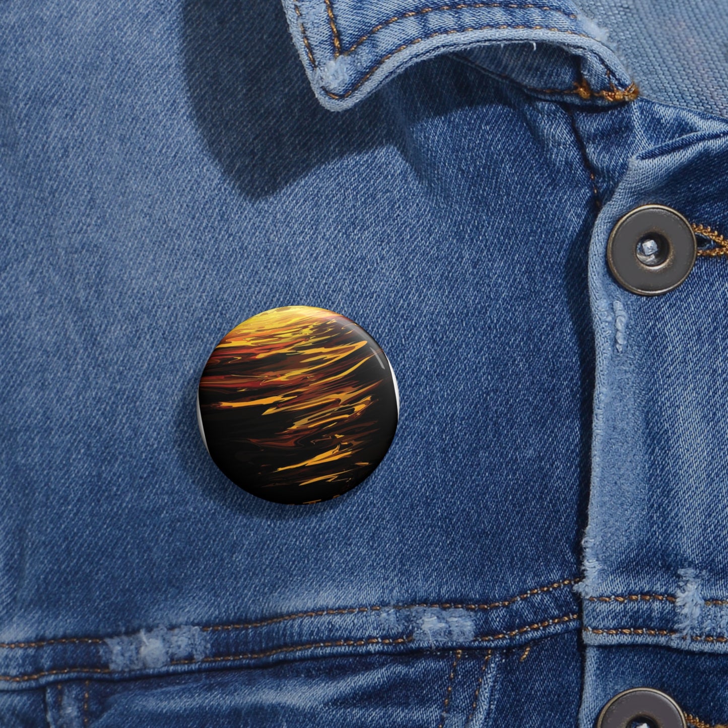 JPL Visions of the Future, Titan Pin Buttons with Crisp Design