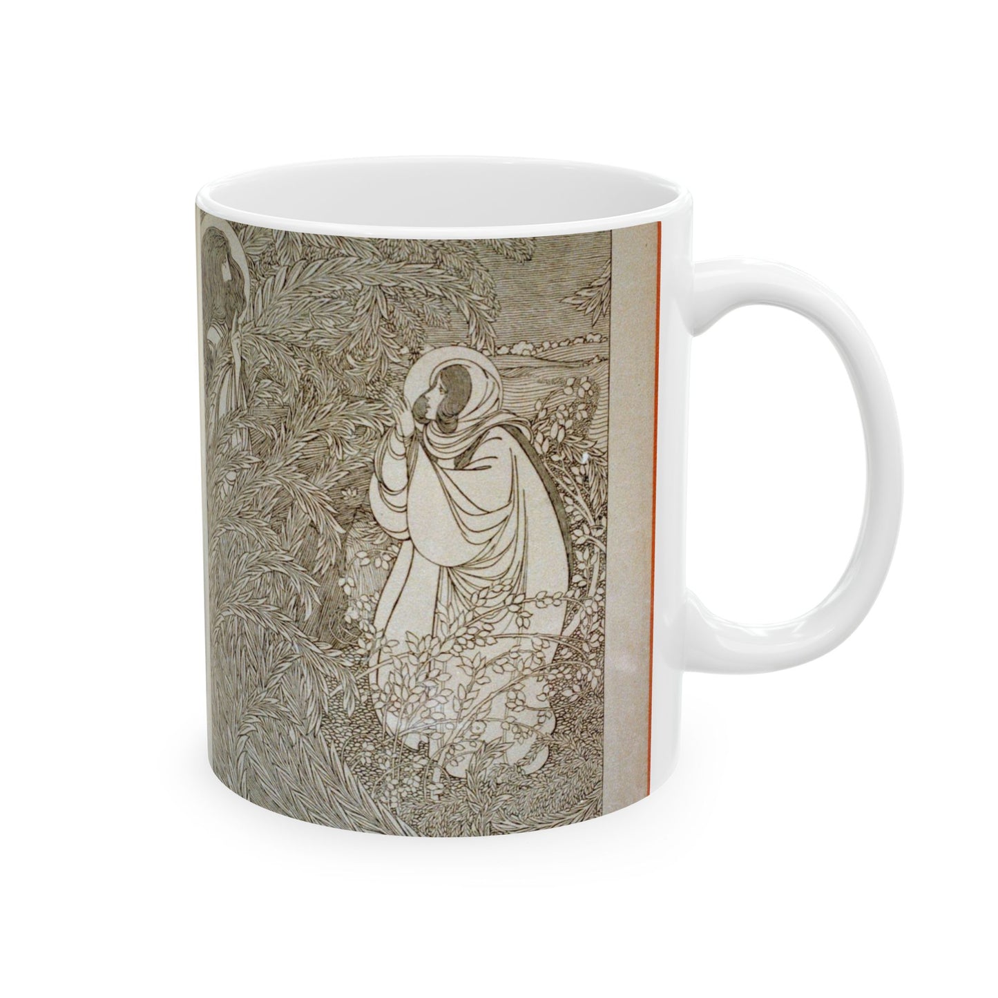 Rabboni, Art Nouveau Poster - Art nouveau public domain poster - Art nouveau public domain image Beautiful Novelty Ceramic Coffee Mug 11oz