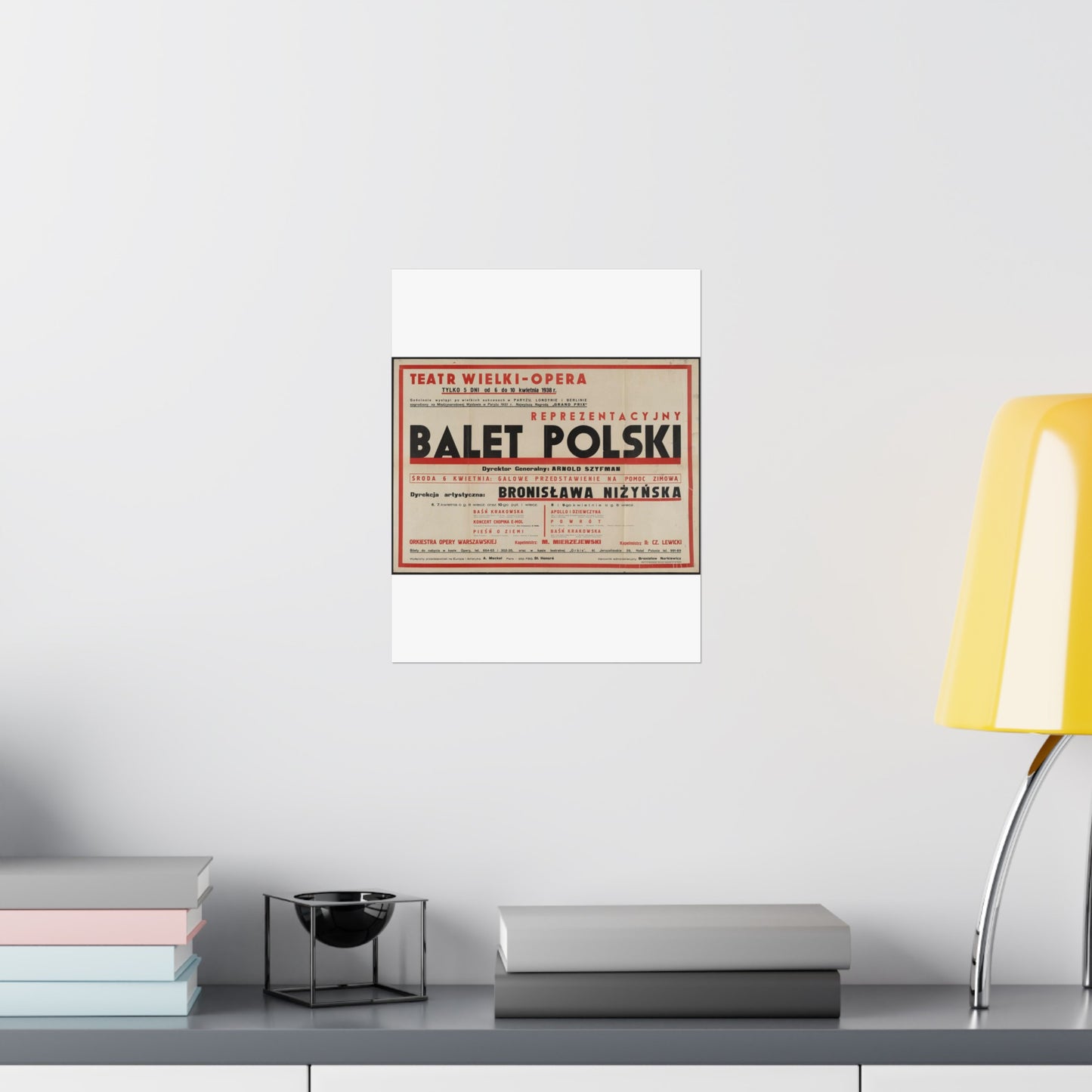 Balet Polski [2] High Quality Matte Wall Art Poster for Home, Office, Classroom