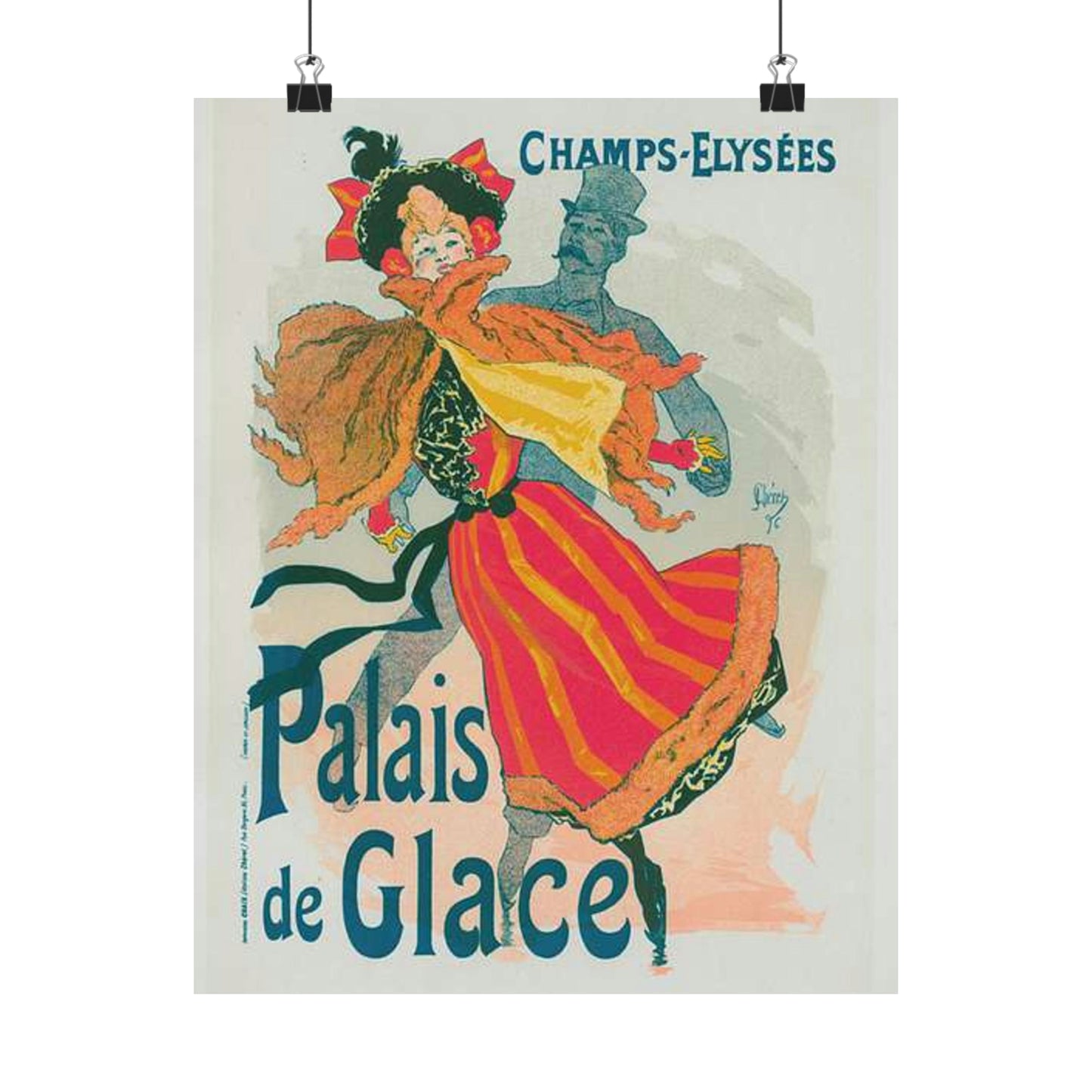 Nouvelle affiche pour le "Palais de Glace". High Quality Matte Wall Art Poster for Home, Office, Classroom