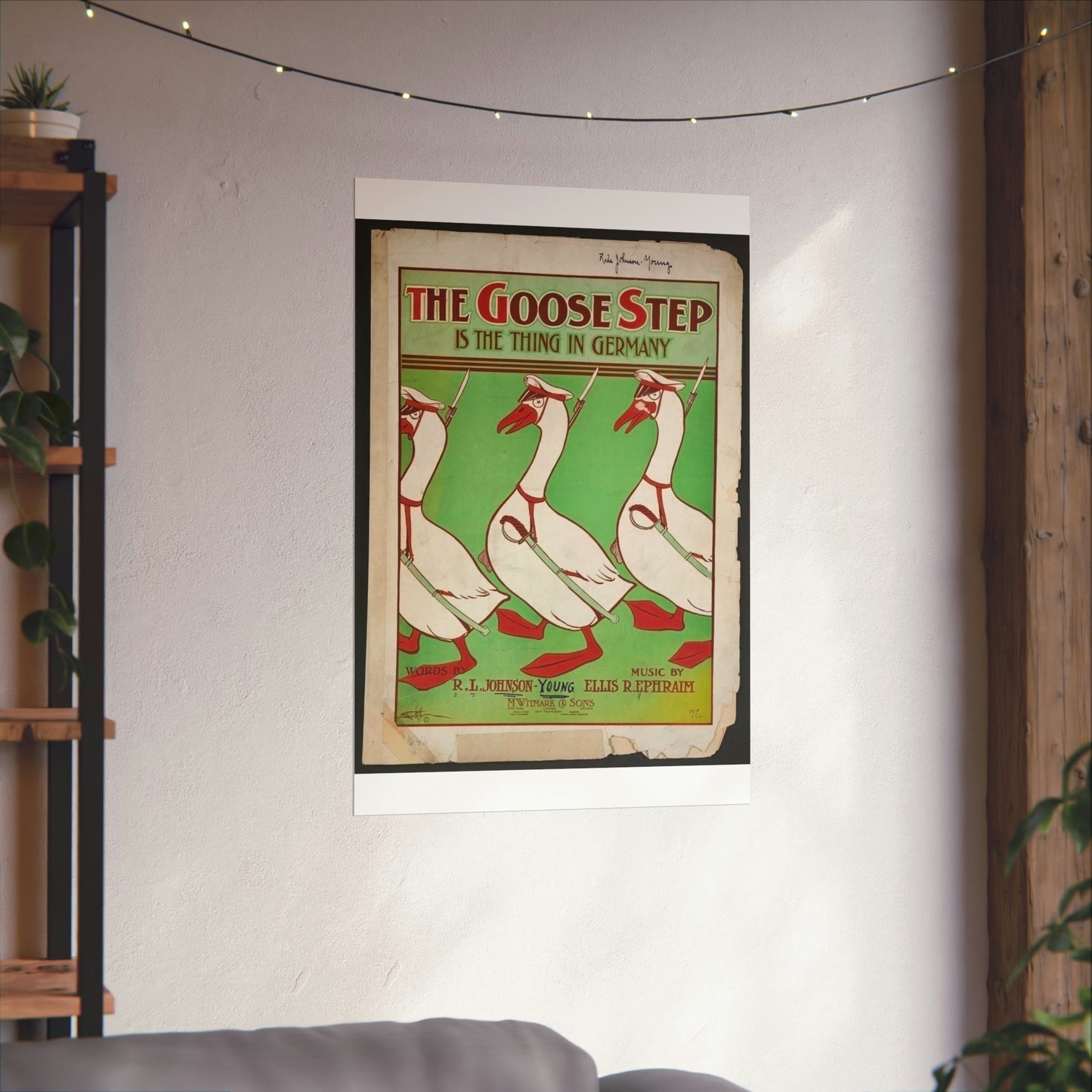 The goose step is the thing in Germany High Quality Matte Wall Art Poster for Home, Office, Classroom