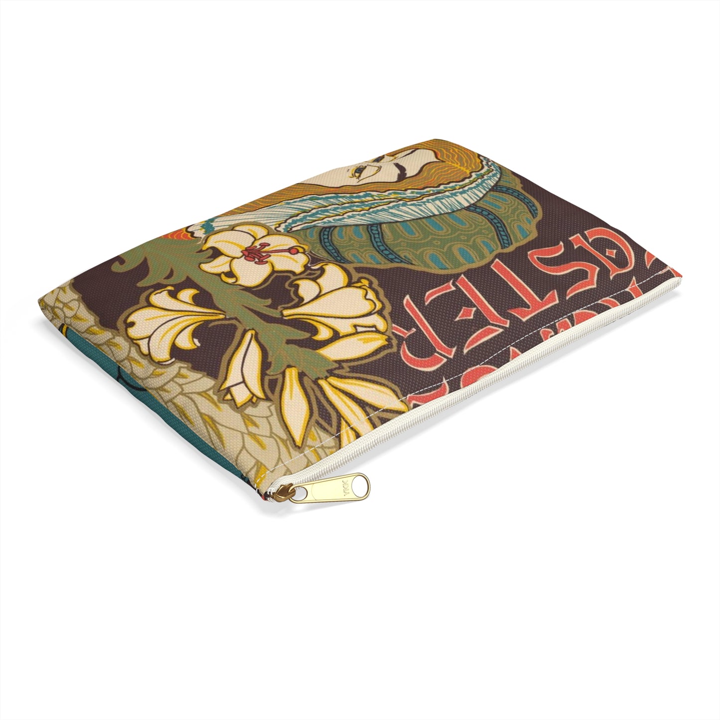 Louis Rhead - Prang's Publications: Easter Large Organizer Pouch with Black Zipper