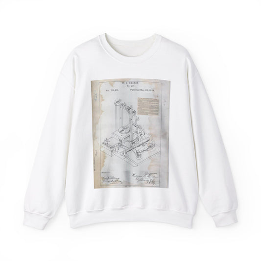 Patent drawing - for W. H. Broden's Target Public domain  image White Heavy Blend Adult Crew Neck SweatShirt