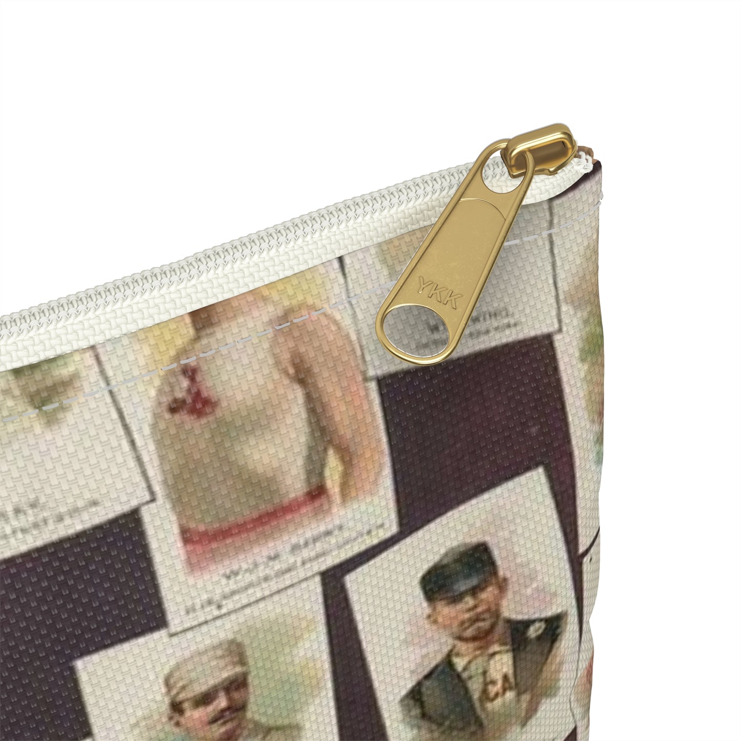 Allen & Ginter. Richmond, Virginia Richmond straight cut no. 1 cigarettes Virginia brights. The worlds champions second series Large Organizer Pouch with Black Zipper