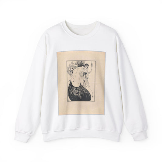 Aubrey Beardsley's Illustrations to Salome by Oscar Wilde MET DP863675 White Heavy Blend Adult Crew Neck SweatShirt