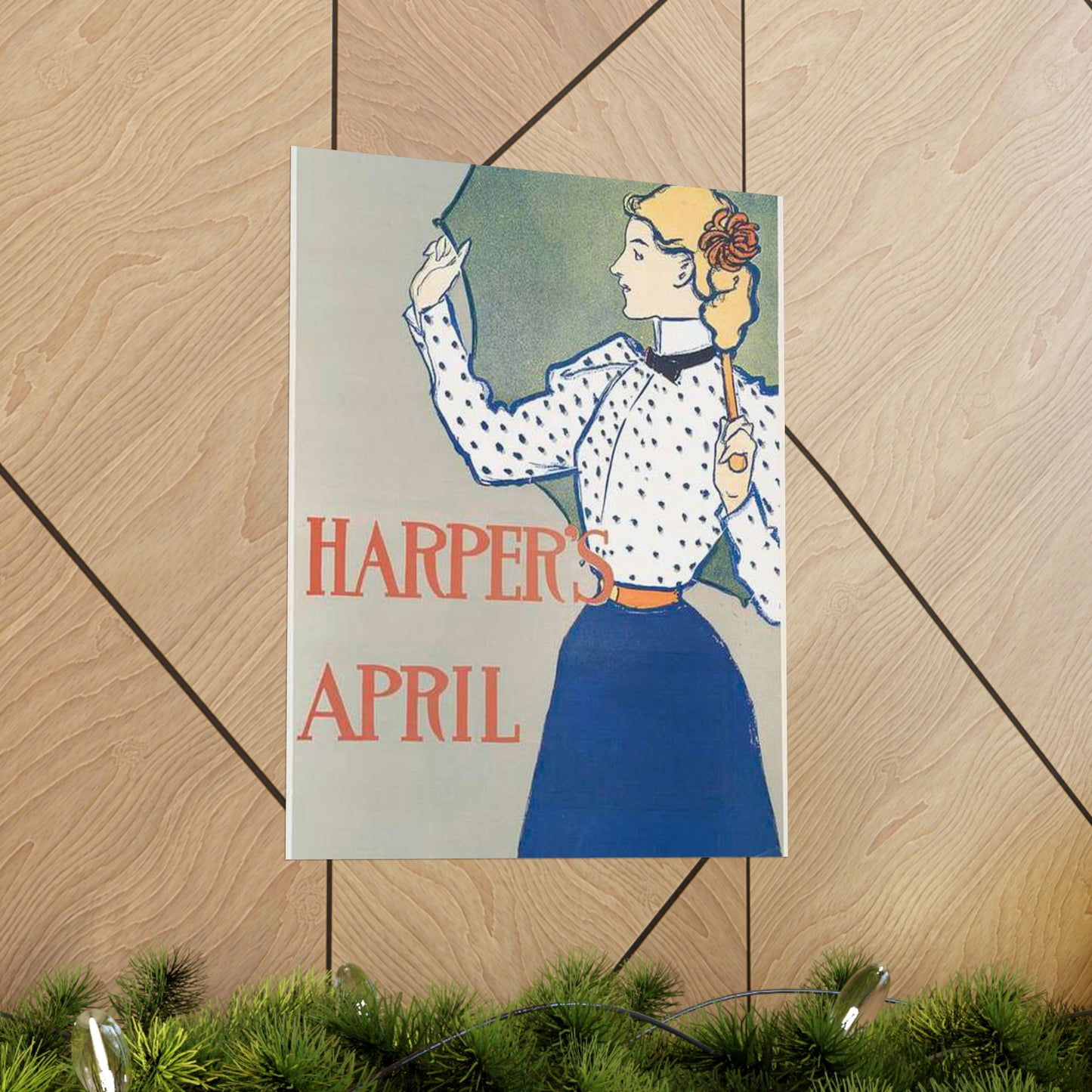 Edward Penfield, Harper's April High Quality Matte Wall Art Poster for Home, Office, Classroom