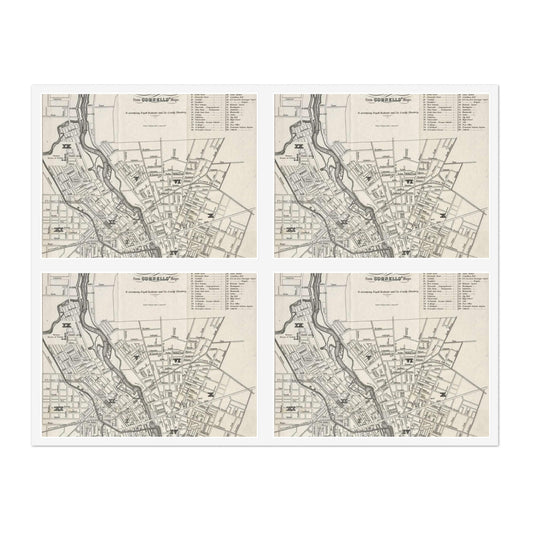 Map of the city of Rochester : from Cornells' Maps : to accompany Boyd's Rochester and six county directory / Laminated UV Protective Vinyl Stickers