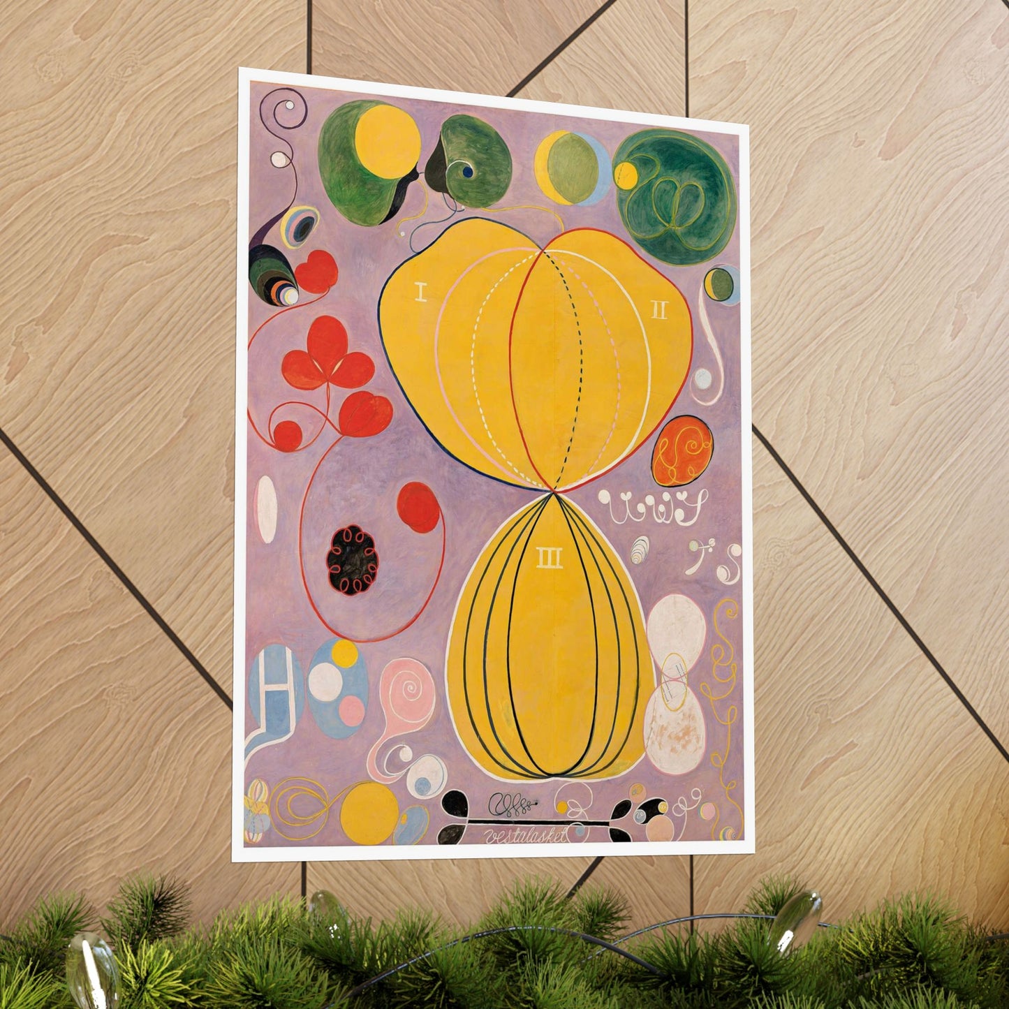 Hilma af Klint - The Ten Largest No. 7 - Adulthood - 1907 High Quality Matte Wall Art Poster for Home, Office, Classroom