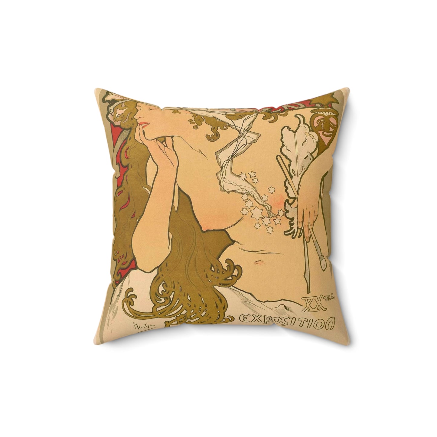 Salon des Cent (20) - mars 1896 Decorative Accent Square Pillow