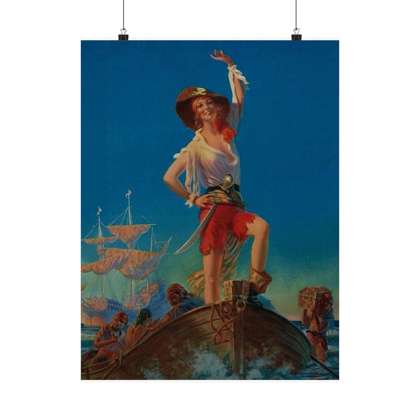 Bringing Home the Treasure by Edward Mason Eggleston High Quality Matte Wall Art Poster for Home, Office, Classroom