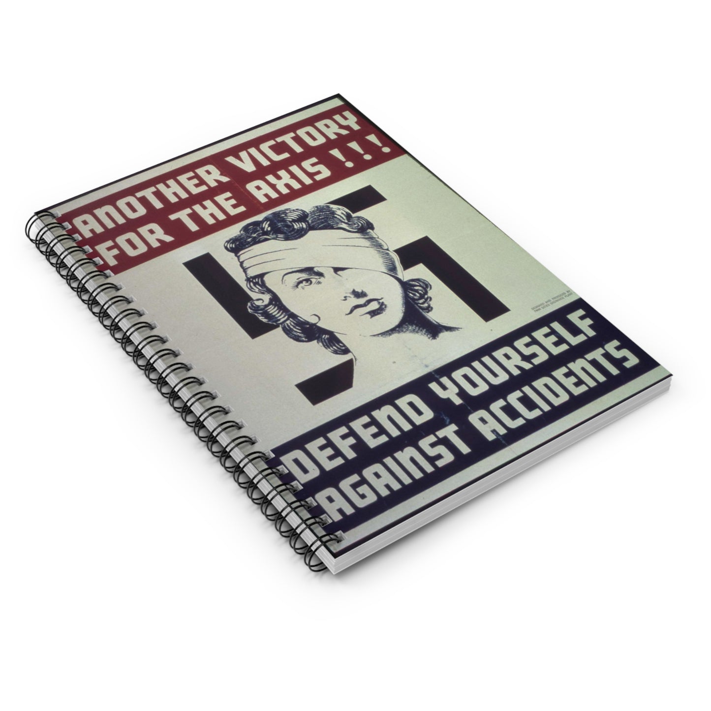 "Another victory for the axis^^" - NARA - 513863 Spiral Bound Ruled Notebook with Printed Cover