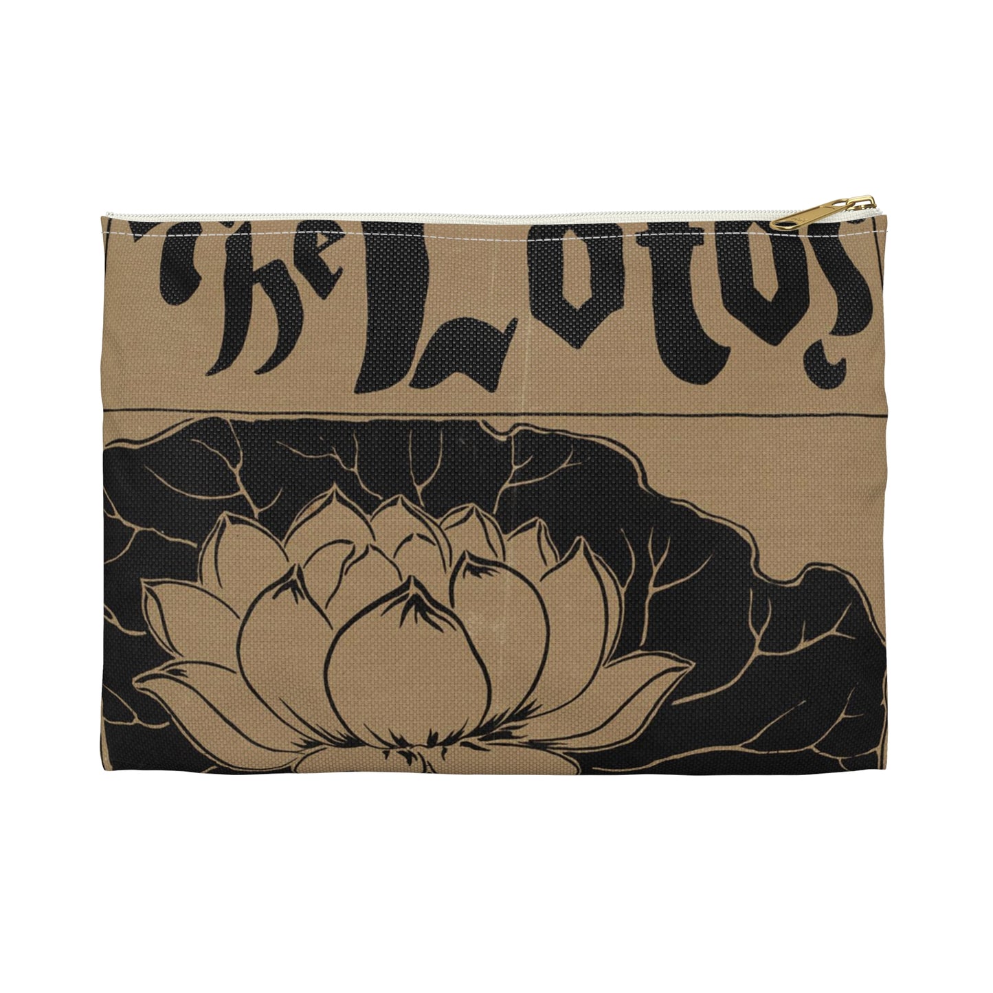 The lotos, a monthly magazine of literature and art education, April 1896 Large Organizer Pouch with Black Zipper