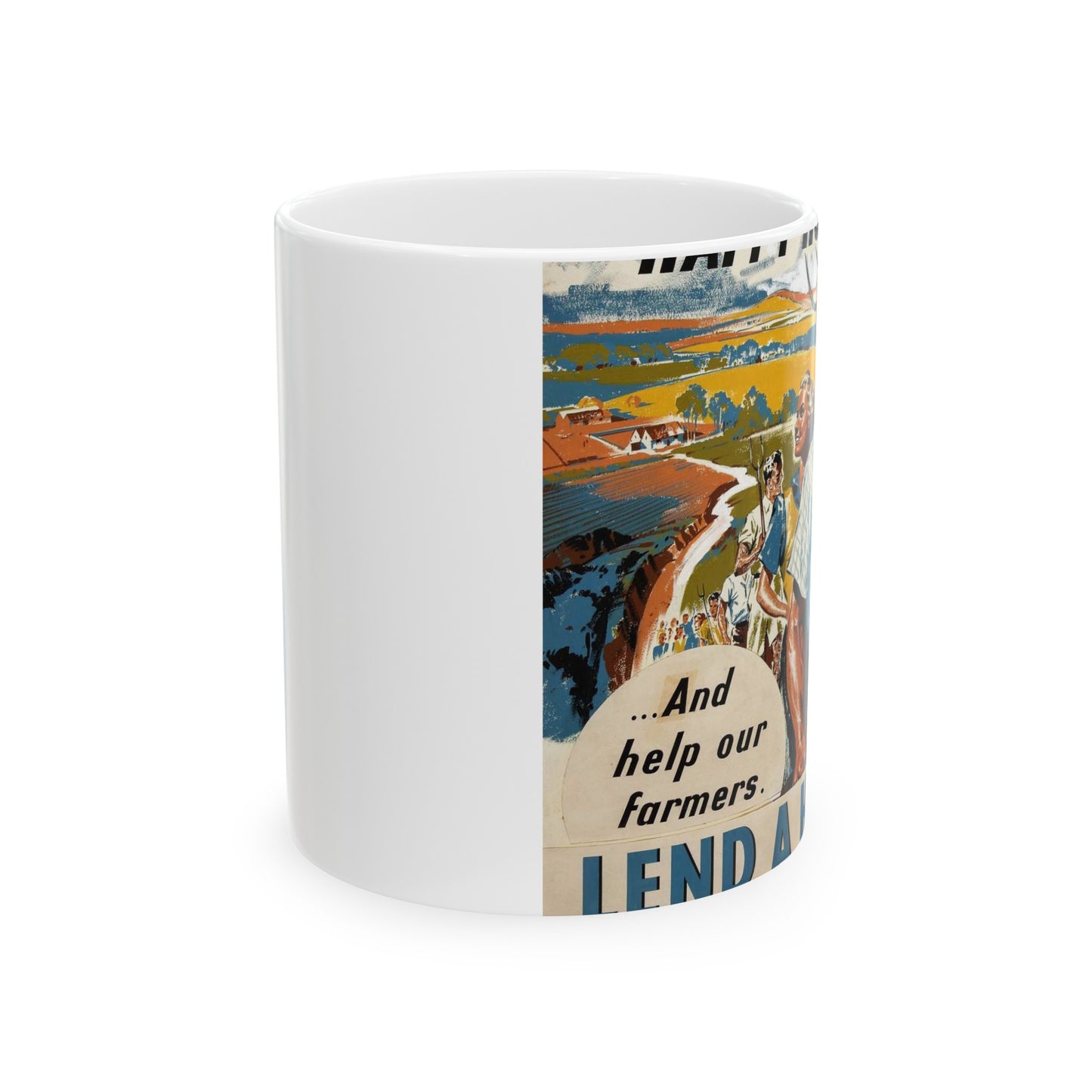 INF3-107 Food Production Lend a hand on the land at an Agricultural Camp Artist Le Bon Beautiful Novelty Ceramic Coffee Mug 11oz