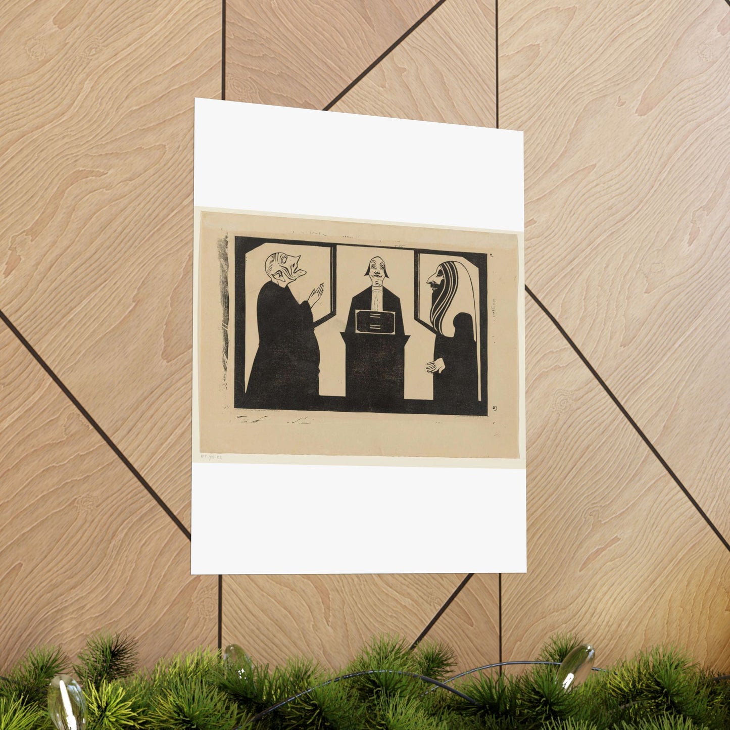Samuel Jessurun de Mesquita - Entre ces trois mon coeur balance High Quality Matte Wall Art Poster for Home, Office, Classroom