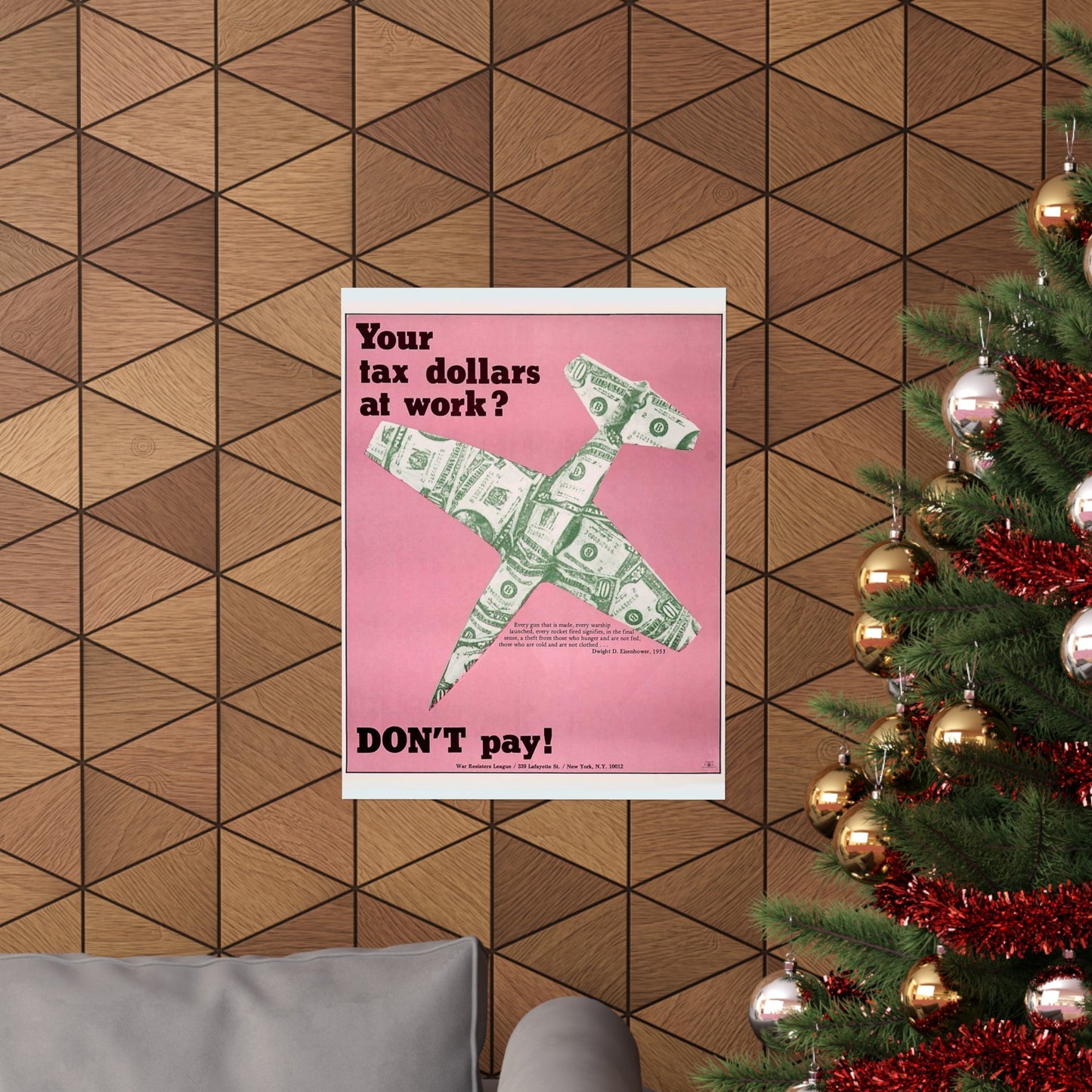 Your tax dollars at work? Don't pay! Matte Vertical Posters