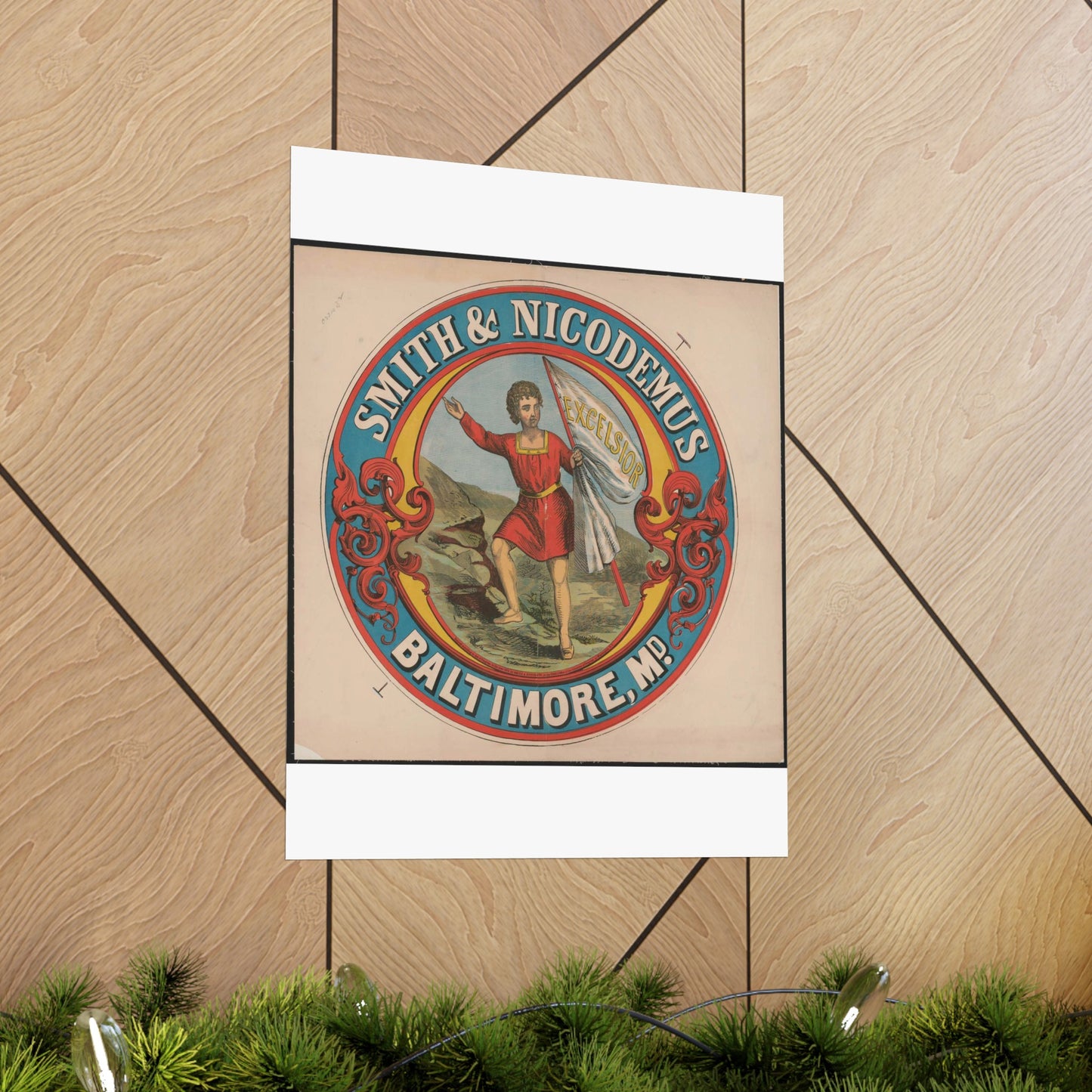 Smith & Nicodemus, Baltimore, MD High Quality Matte Wall Art Poster for Home, Office, Classroom