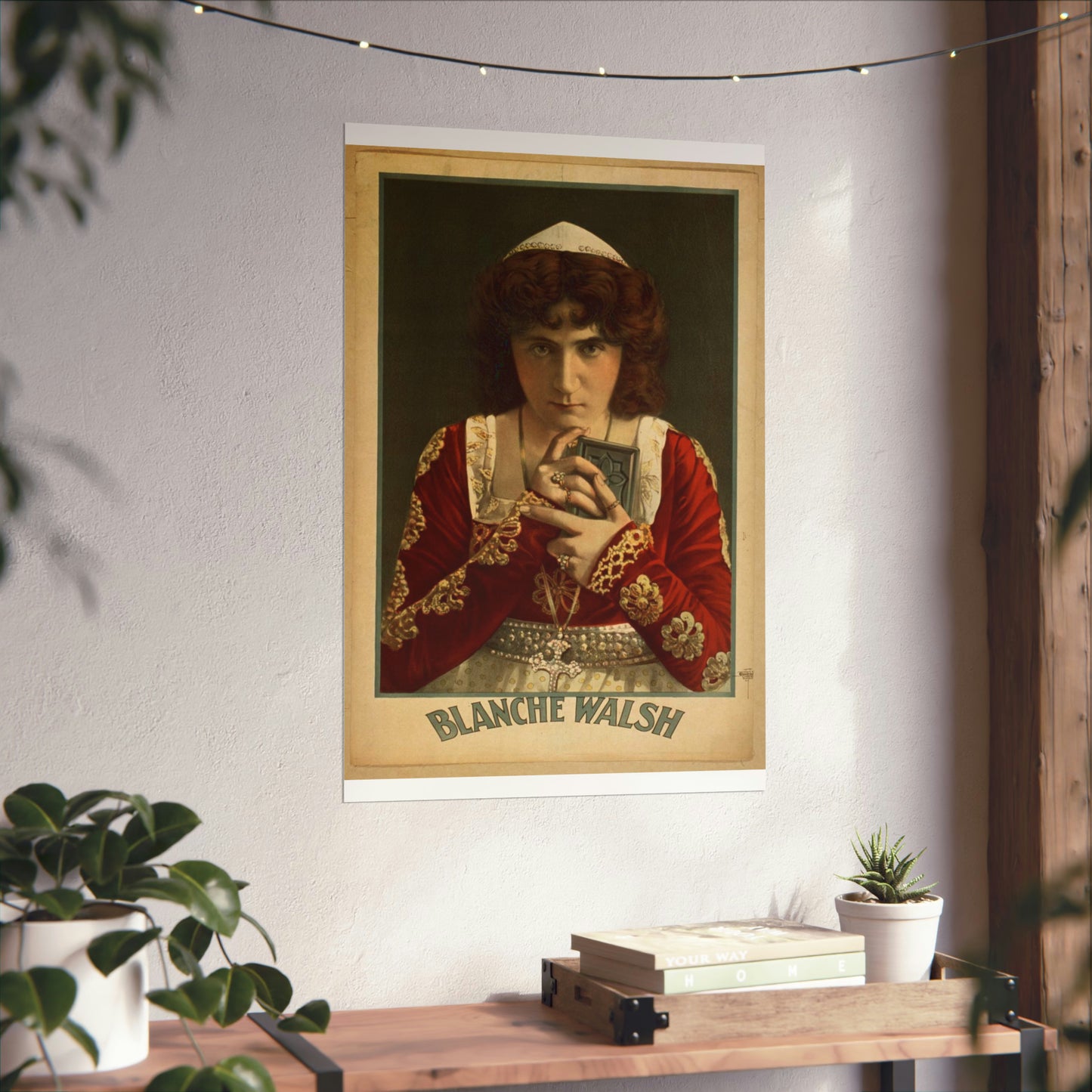 Blanche Walsh, American vaudeville and popular entertainment 1870 1920 High Quality Matte Wall Art Poster for Home, Office, Classroom