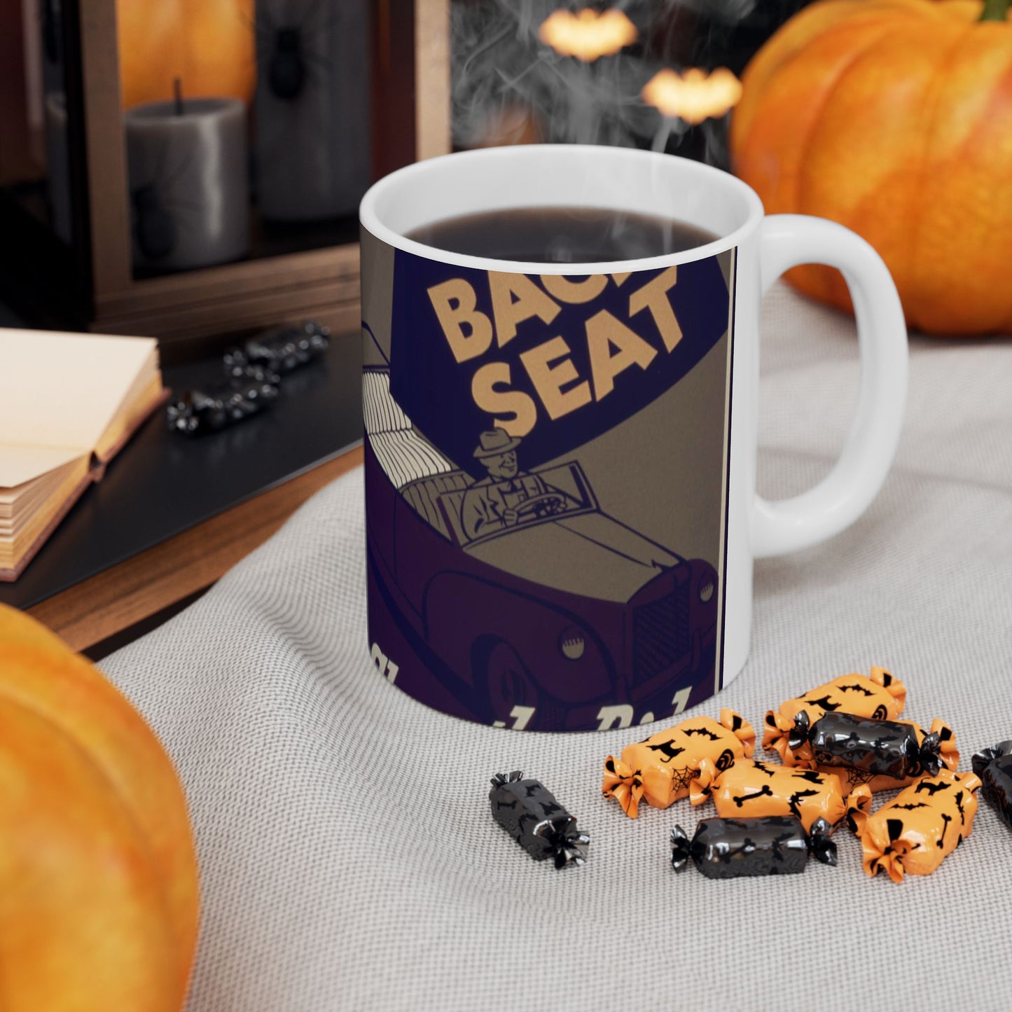 Flip Up That Backseat Share The Ride^ - NARA - 533928 Beautiful Novelty Ceramic Coffee Mug 11oz