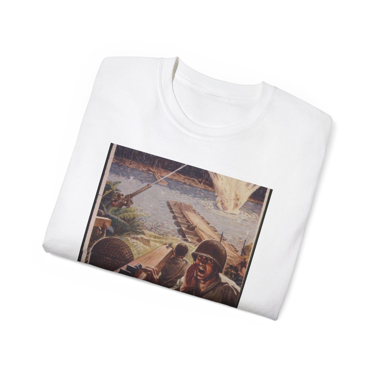 "Keep that lumber coming" - NARA - 534817 White T-Shirt Gildan 2000 Cotton Unisex