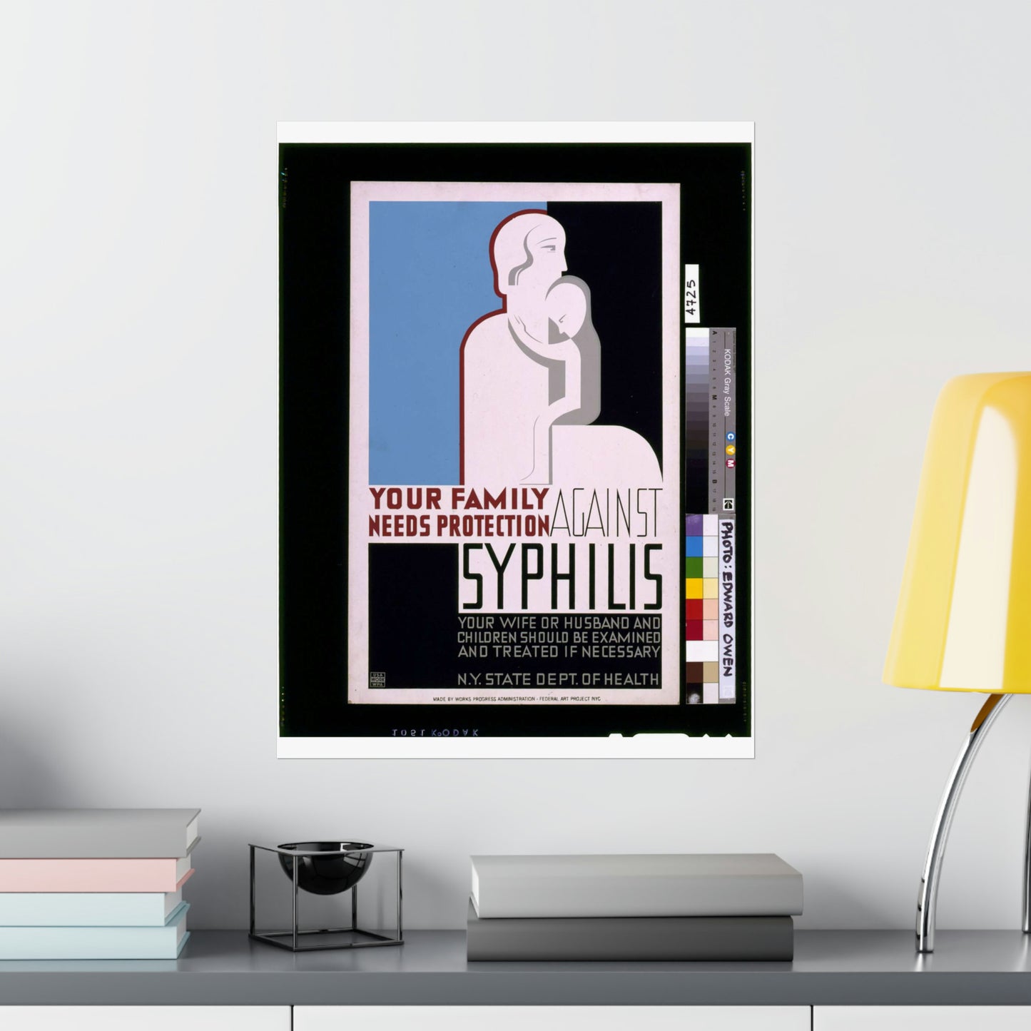 Your family needs protection against syphilis Your wife or husband and children should be examined and treated if necessary. High Quality Matte Wall Art Poster for Home, Office, Classroom