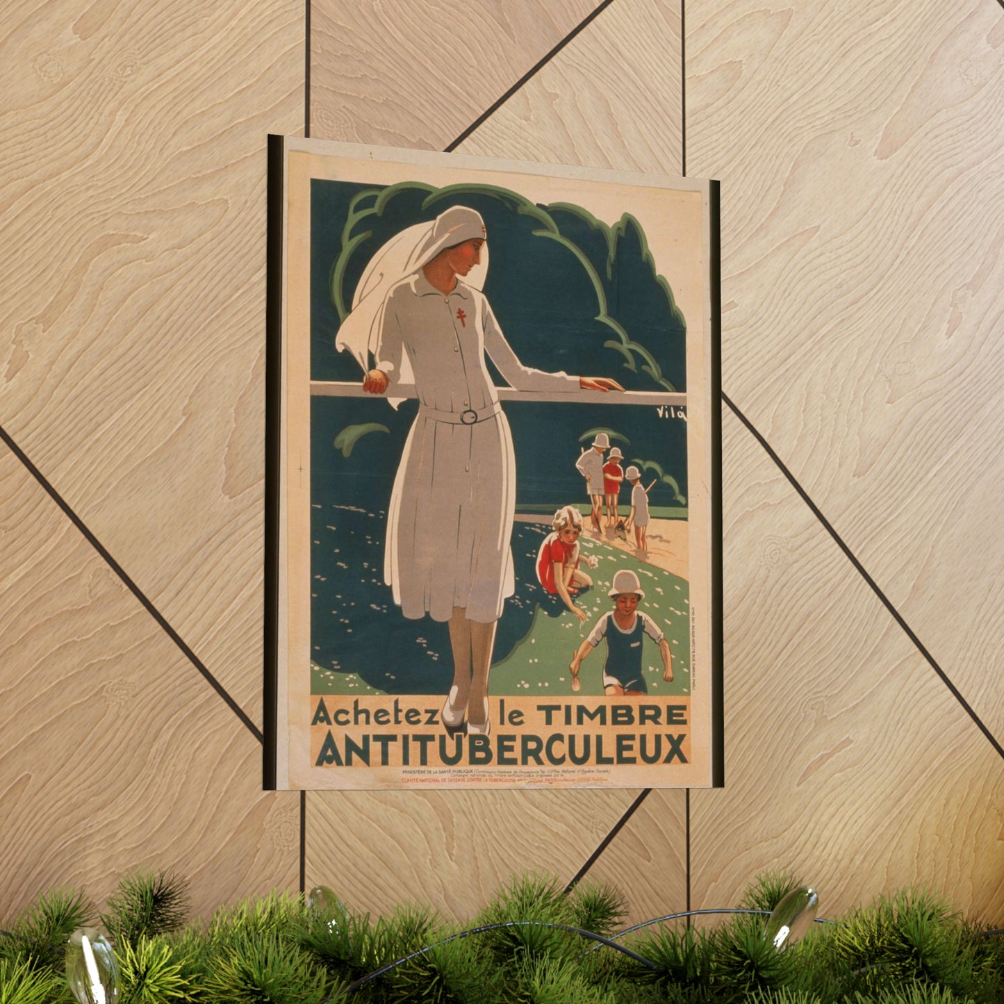 Achetez le timbre antituberculeux High Quality Matte Wall Art Poster for Home, Office, Classroom