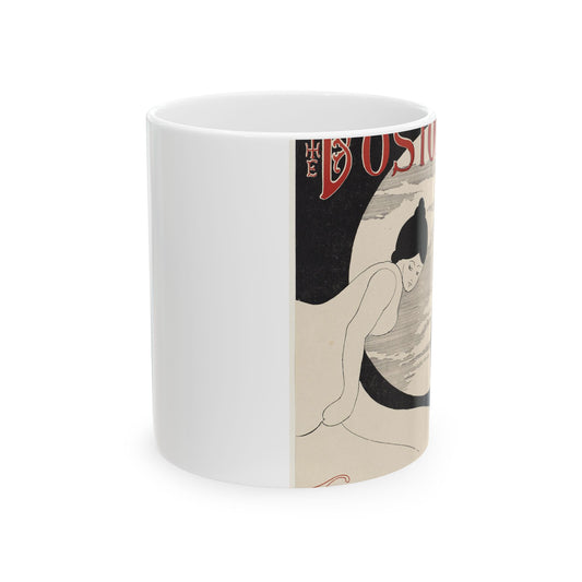 The bostonian, February, Art Nouveau poster Beautiful Novelty Ceramic Coffee Mug 11oz