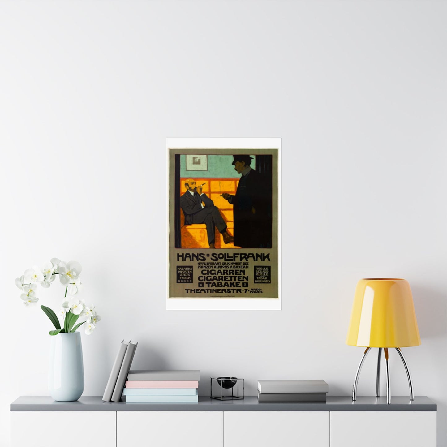 Hans Sollfrank - Fritz Rehm - Art nouveau public domain poster - Art nouveau public domain image High Quality Matte Wall Art Poster for Home, Office, Classroom